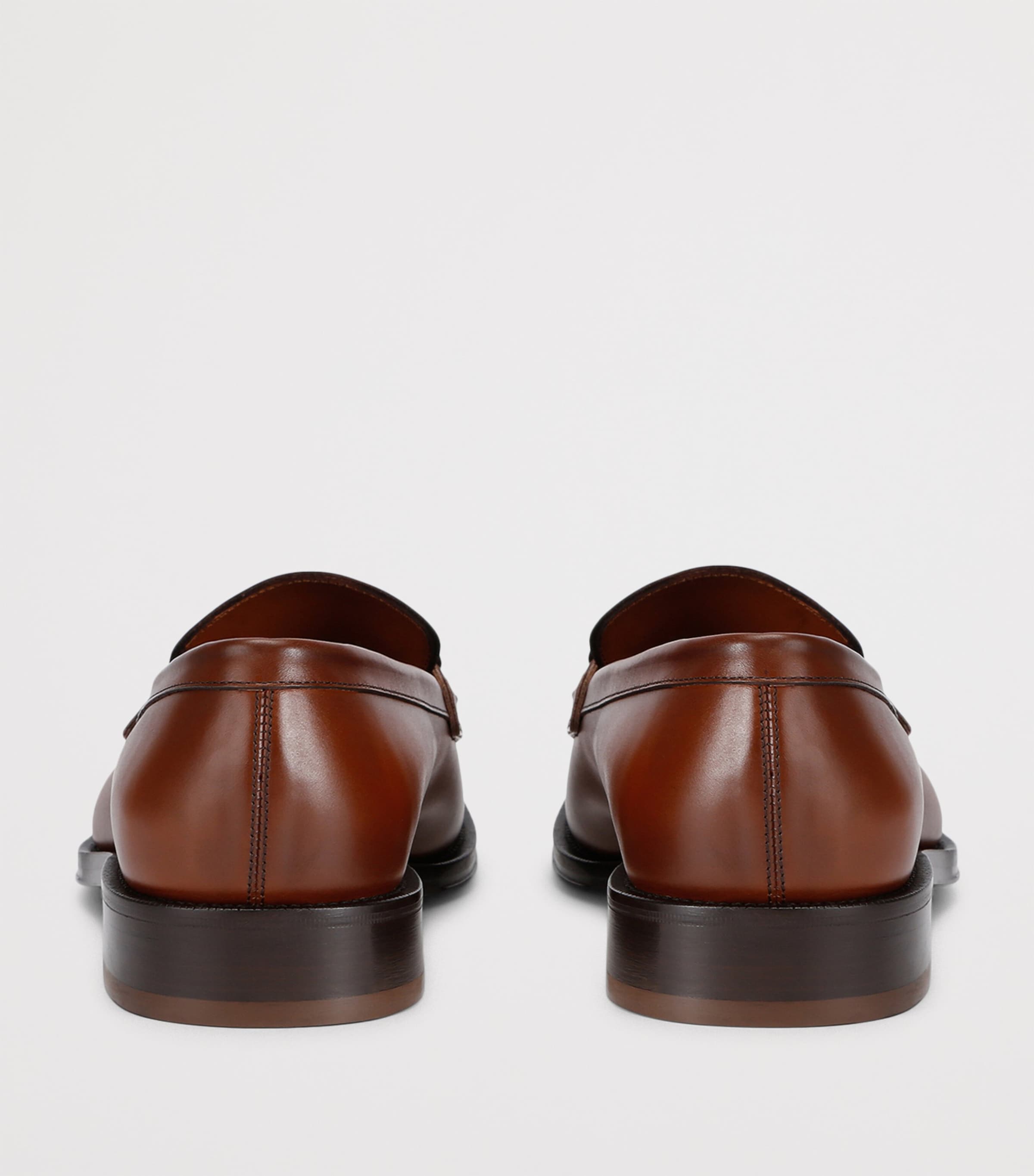 Leather Benedict Loafers BROWN/OTH Image 2