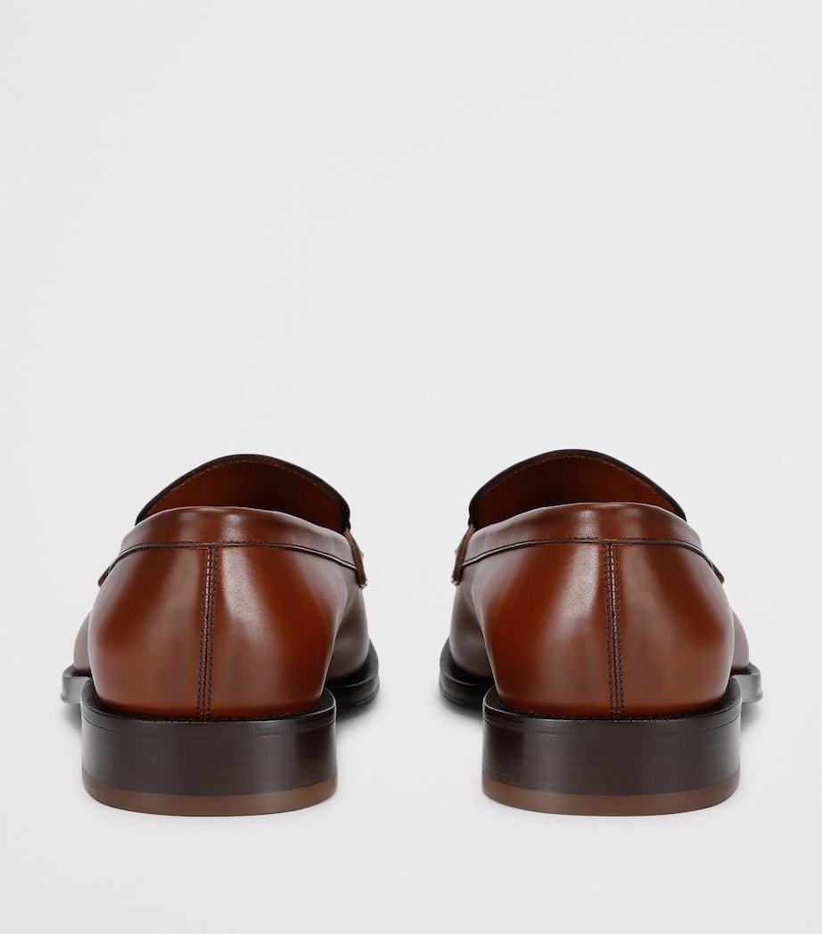 Leather Benedict Loafers BROWN/OTH Image 2