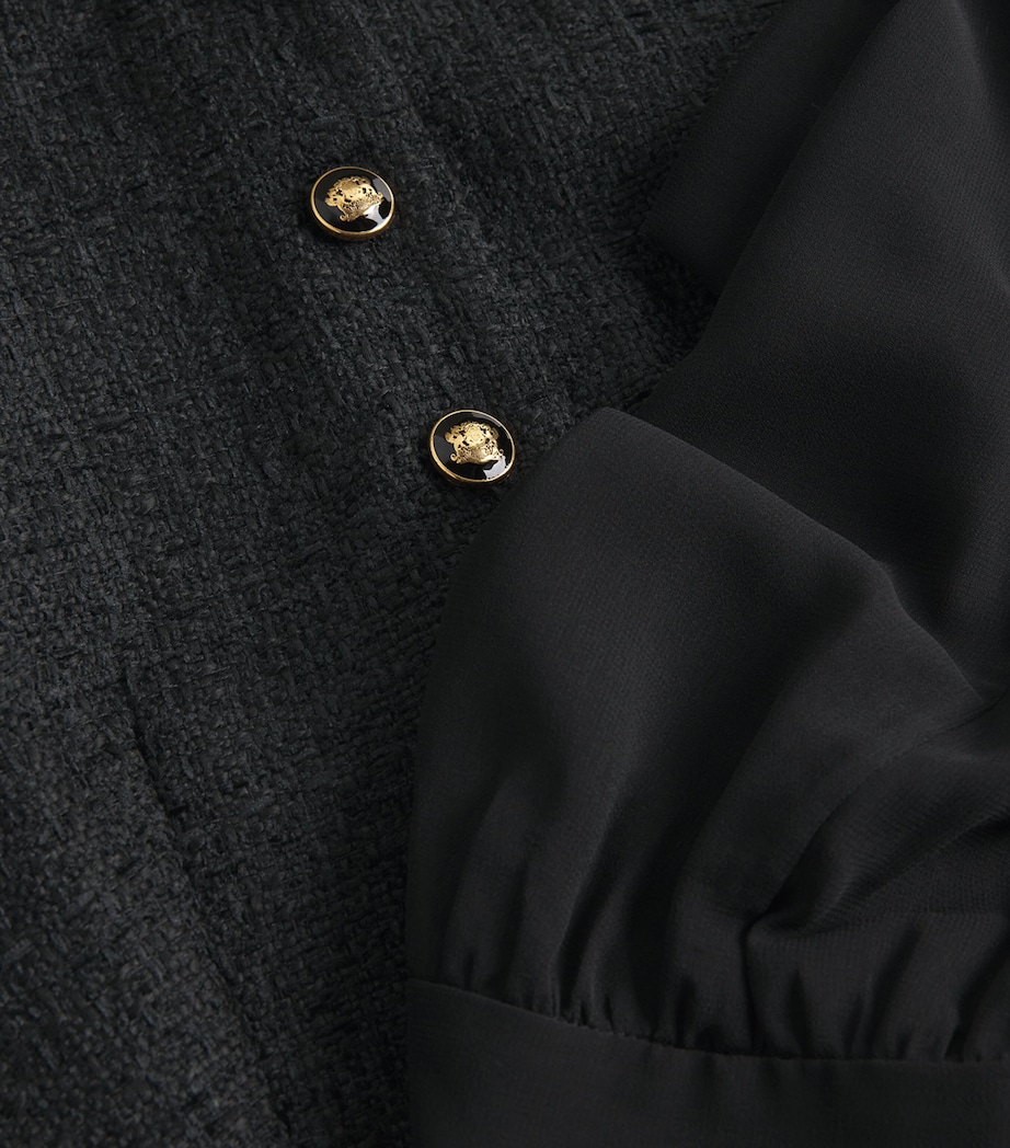 Tweed Mini Dress BLACK Image 5