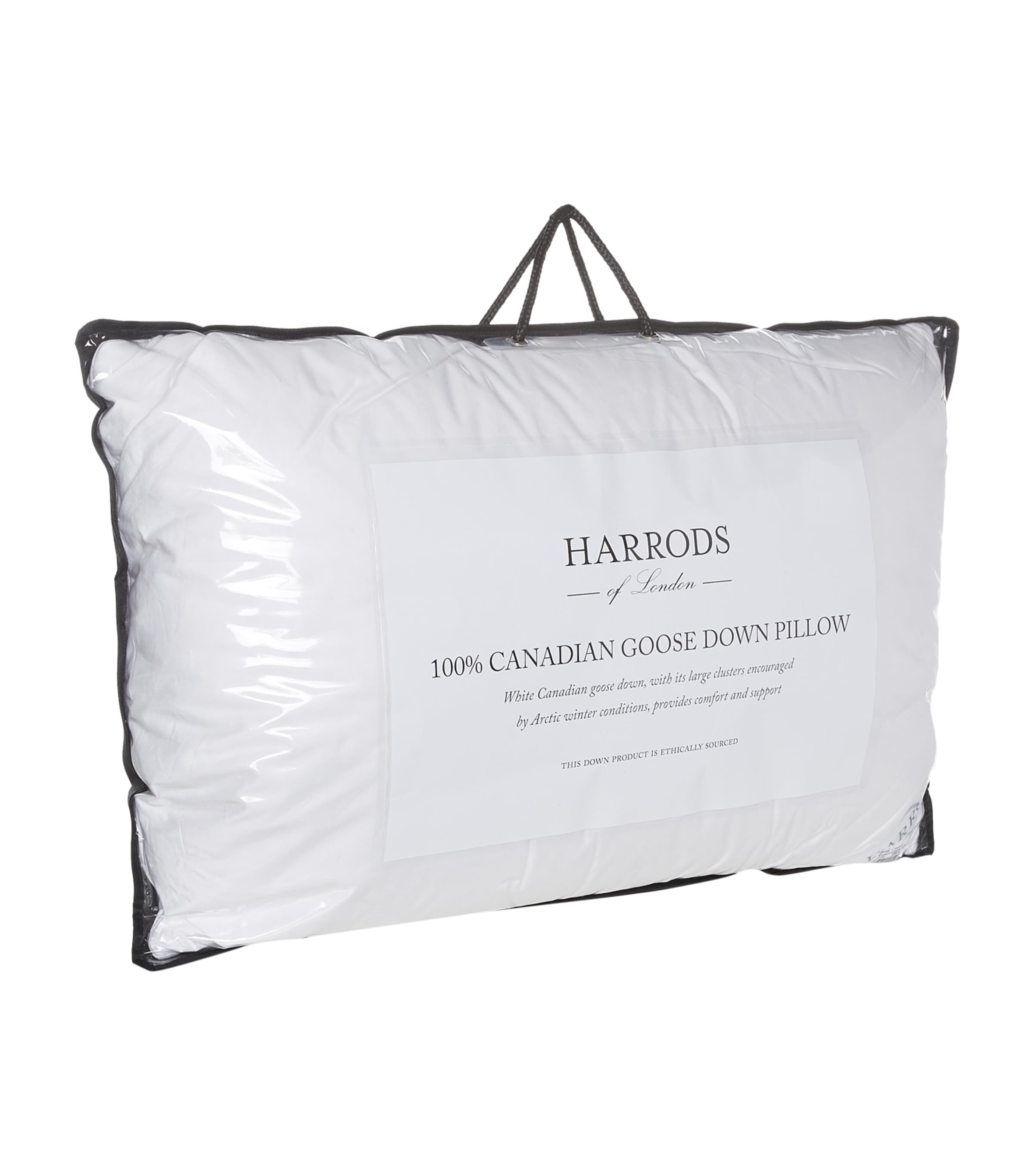 Harrods Of London Soft/medium Goose Down King Pillow In White