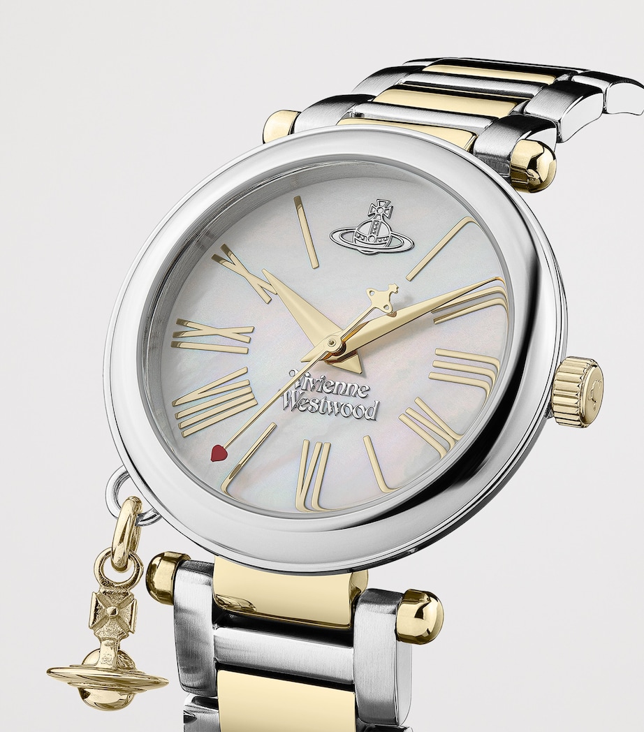 Stainless Steel Mother Orb Watch 32mm SILVER/GOLD SILVER Image 6