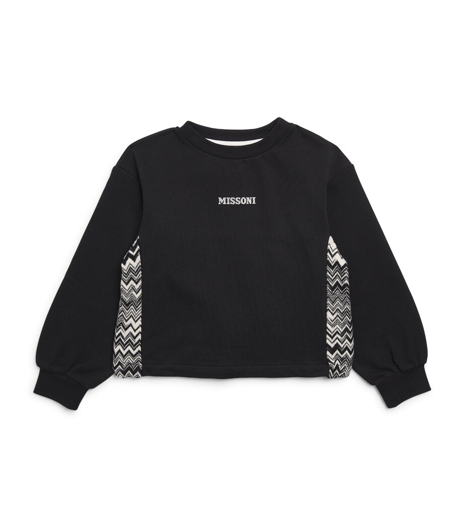 Missoni Kids Cotton Zigzag Sweatshirt (4-14 Years) Image 1
