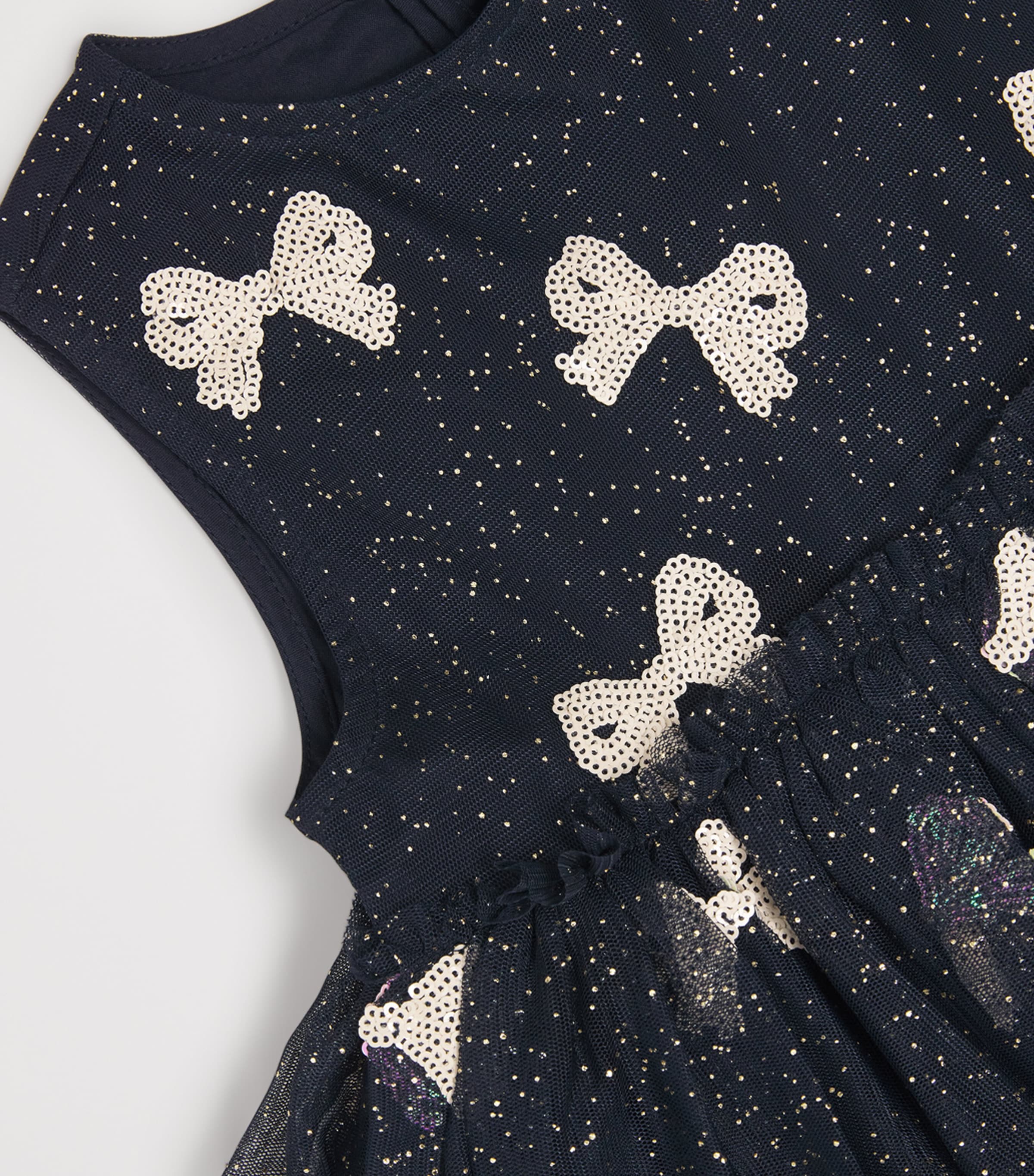 Tulle Yvonne Dress (9 Months-4 Years) P30060 BOWIE NIGHT Image 3