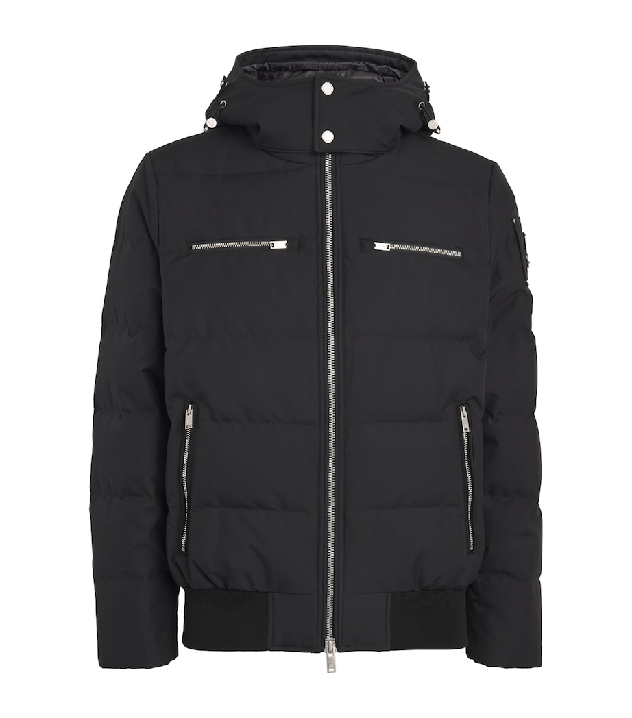 Down Cloud Bomber Puffer Jacket 305 - BLACK Image 1
