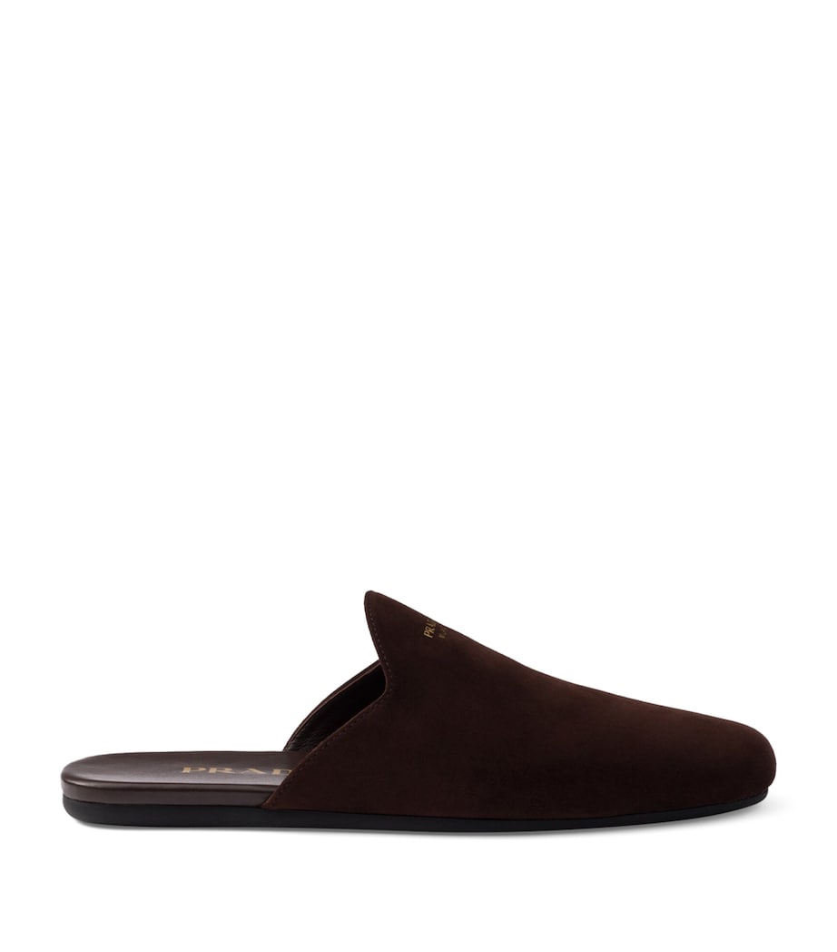 Prada Suede Mules Image 1
