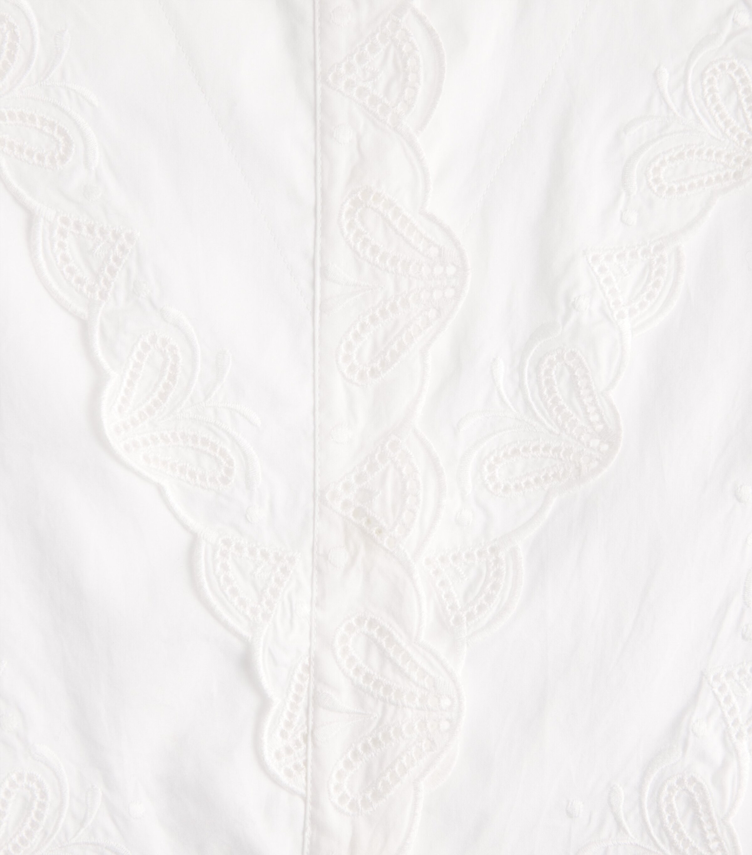 FRAME Womens Poplin The Equestrian Shirt White Image 6