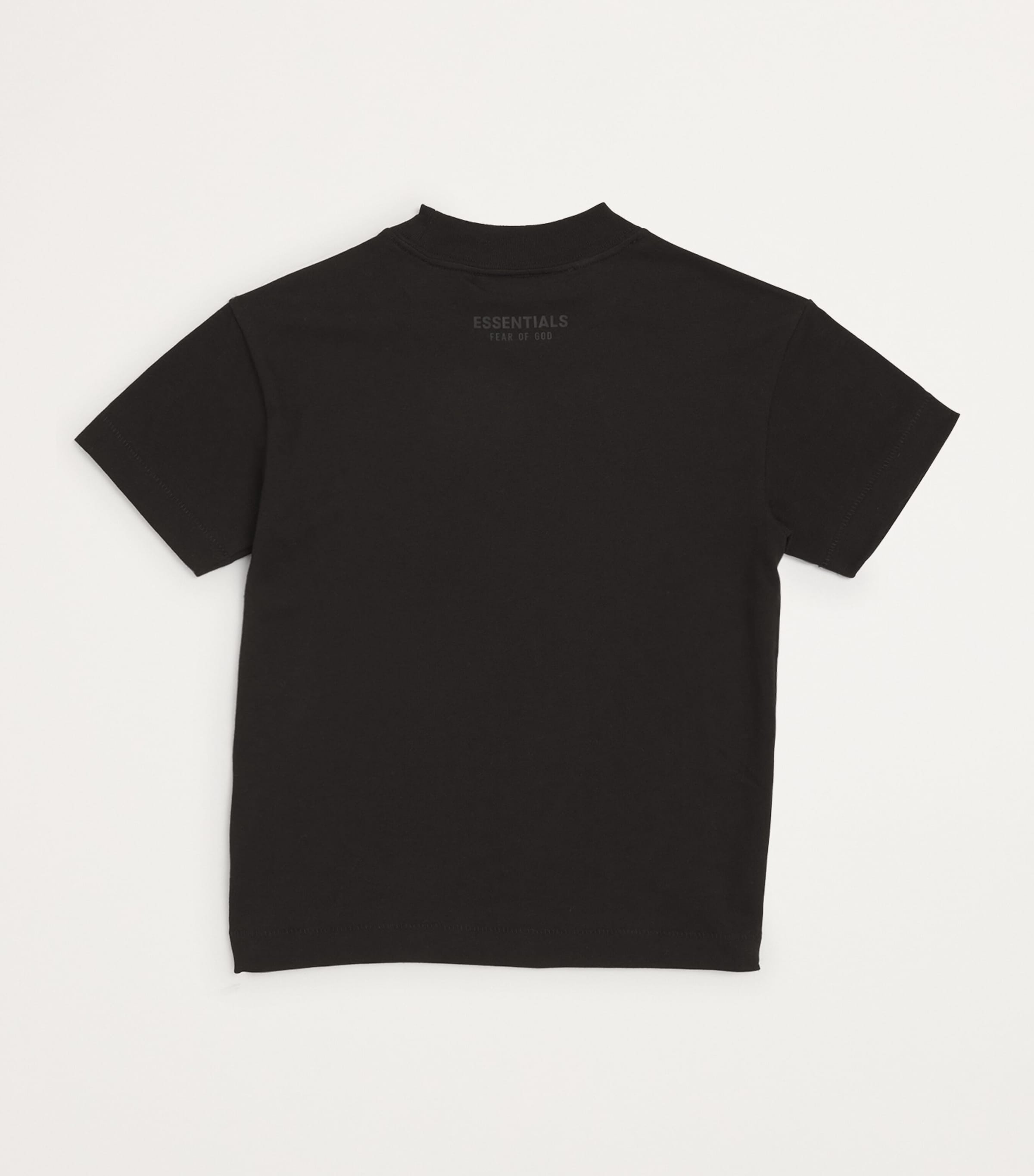 Cotton-Blend Logo T-Shirt (2-16 Years) 001 BLACK Image 2