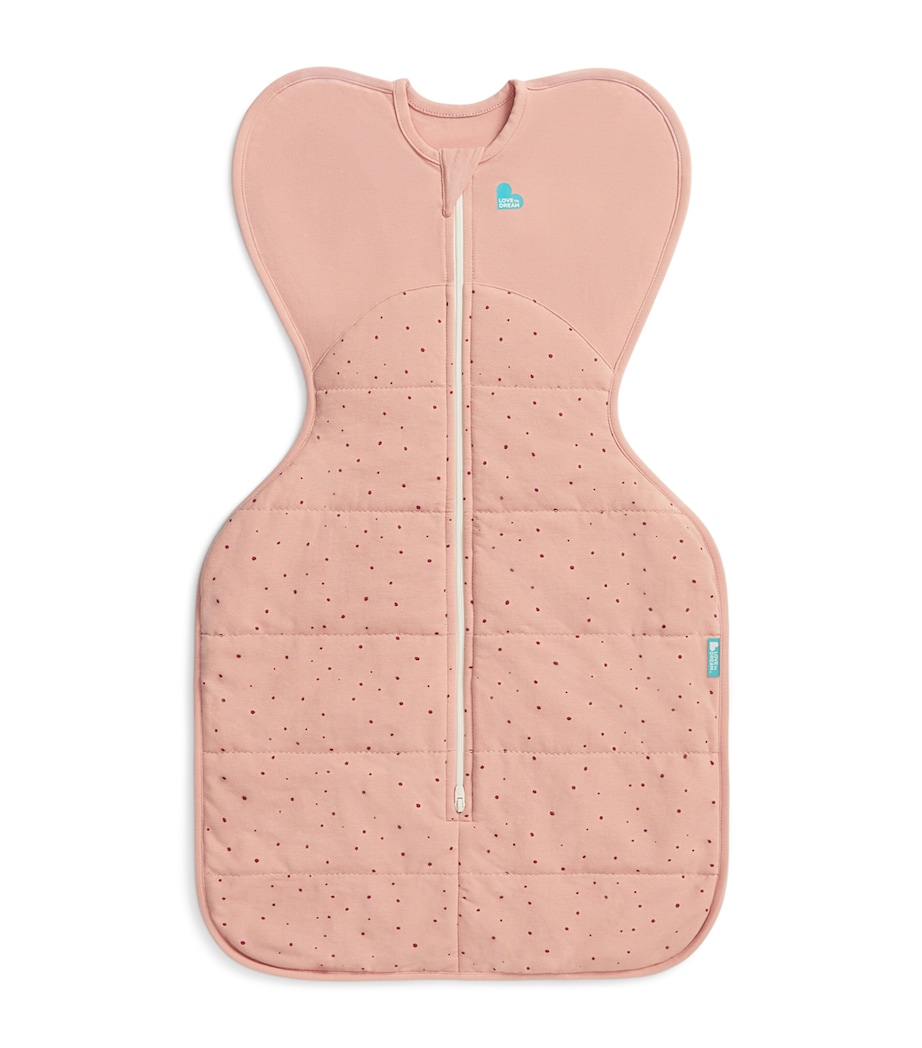 2.5 Tog Cotton-Blend Pebbles Sawaddle (Small) ROSE Image 1