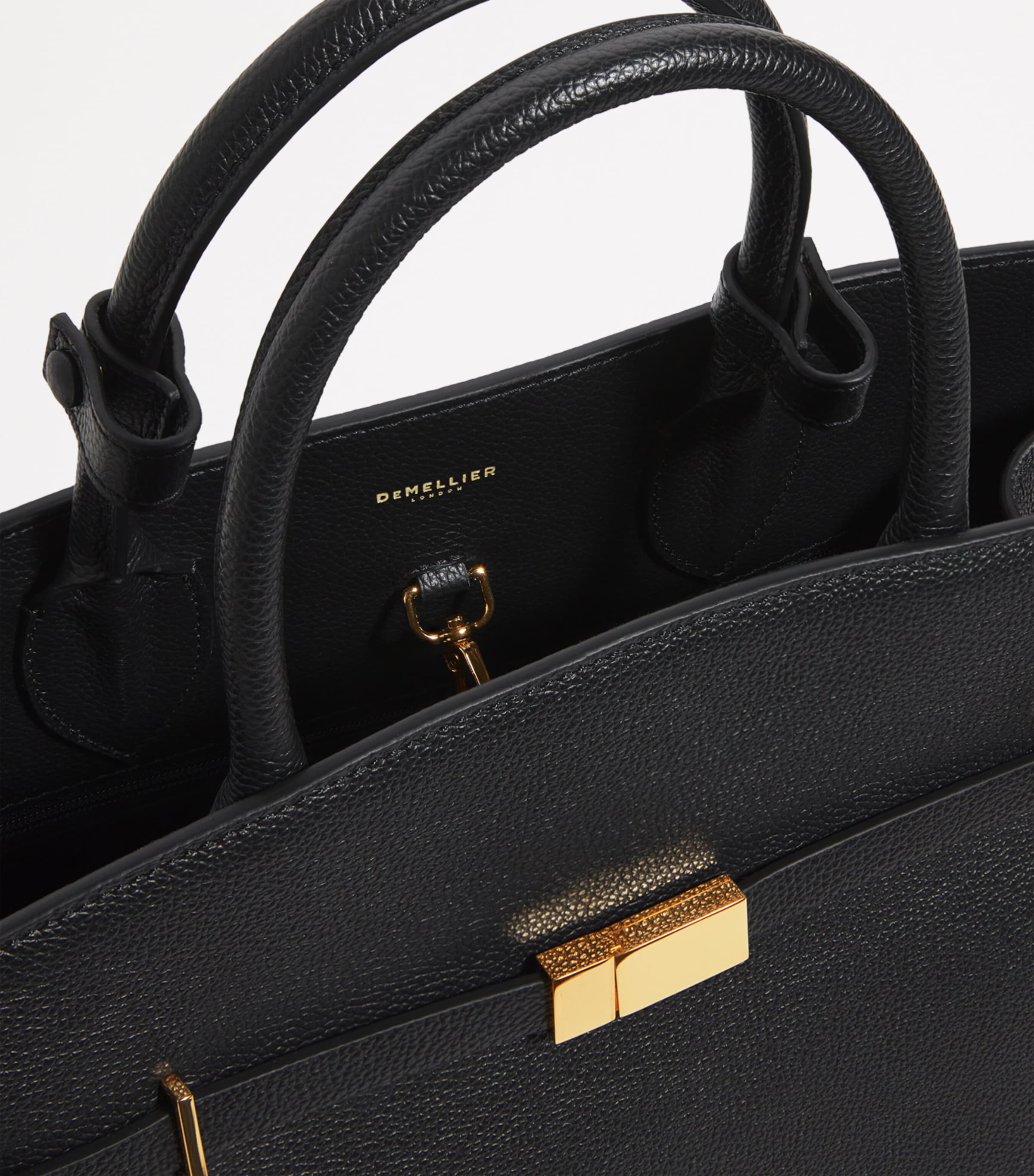 Demellier Leather New York Top-Handle Bag | Harrods US