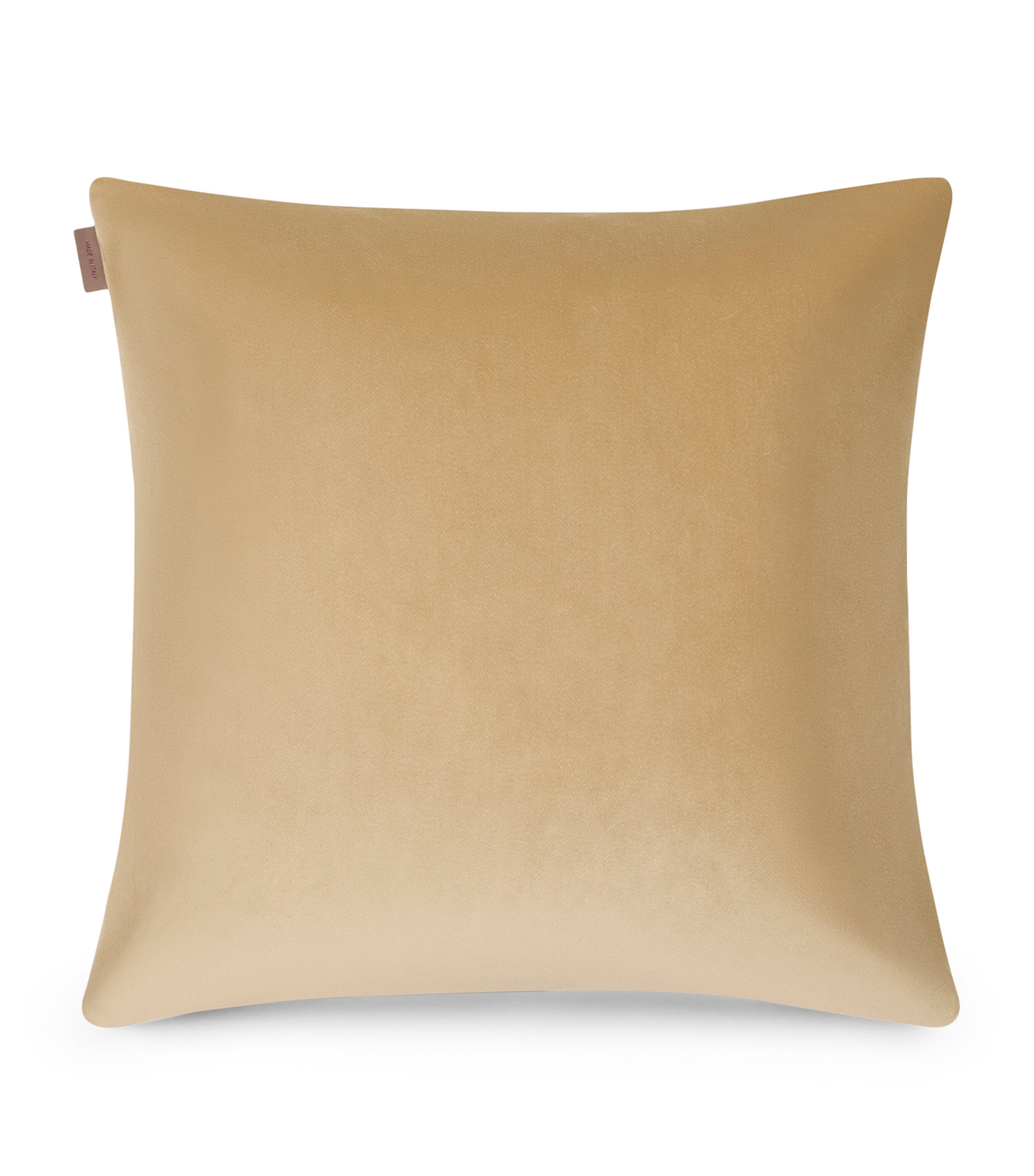 Cotton Velvet Embroidered Kiri Cushion (45cm x 45cm) SAND COL Image 2