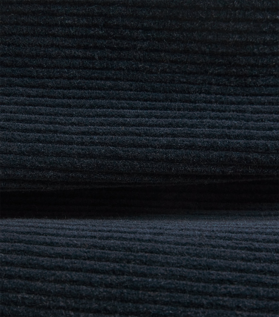 Corduroy Bedford Trousers NAVY Image 5