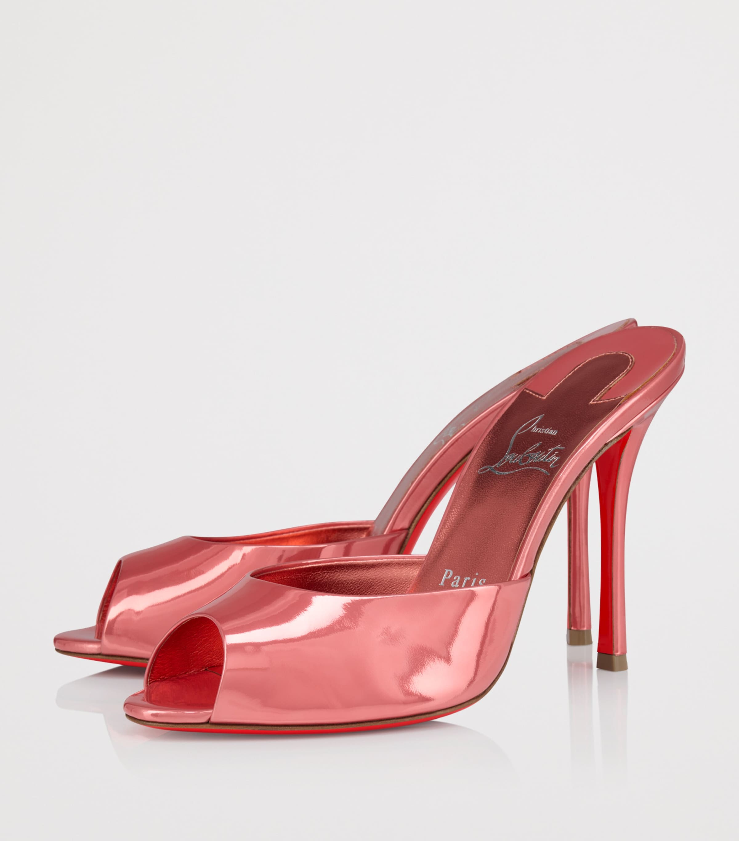 Christian Louboutin Me Dolly Patent Leather Mules 100 Image 3