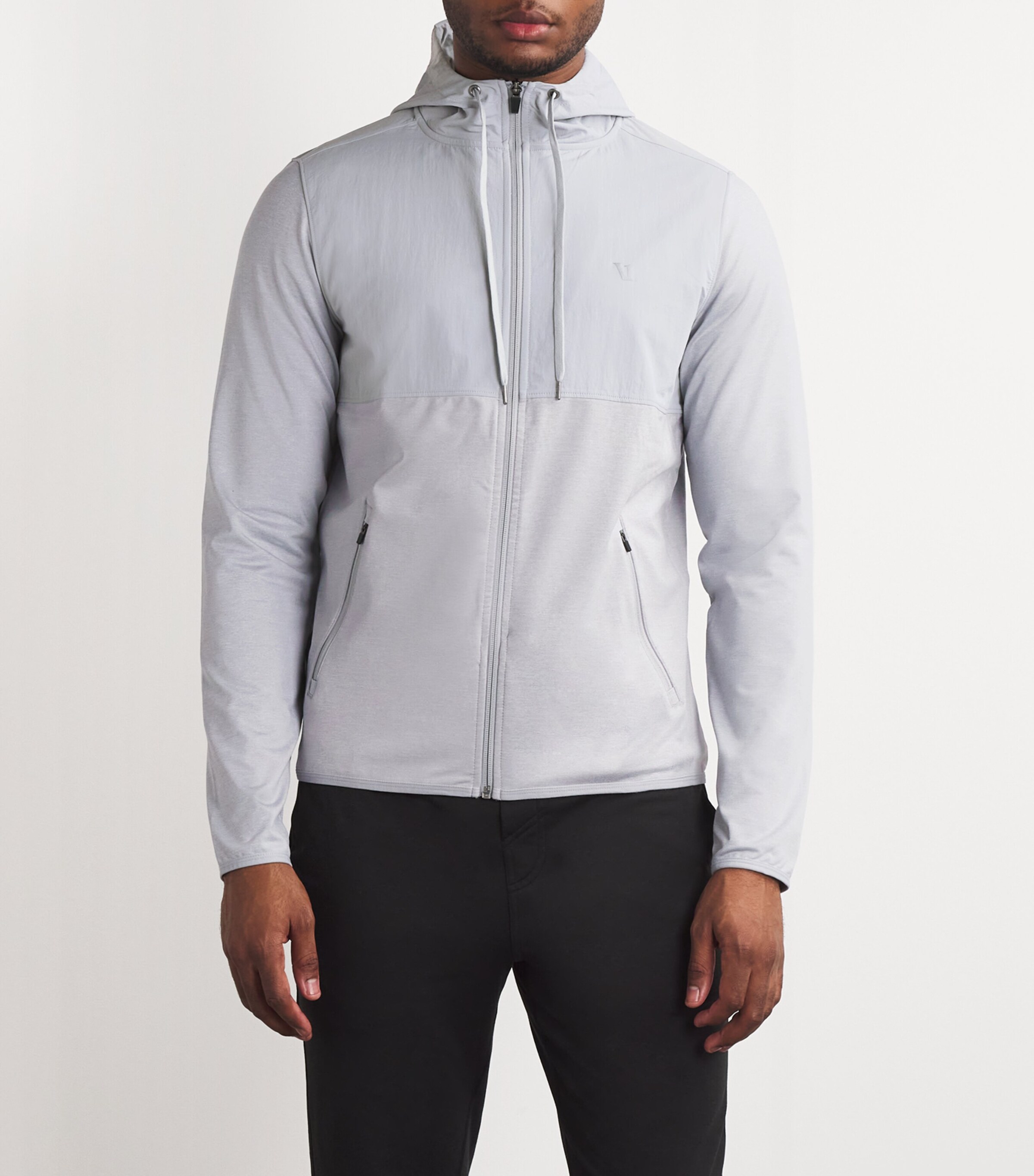 Sunday Element Track Jacket PLATINUM HEATHER-HPT Image 3
