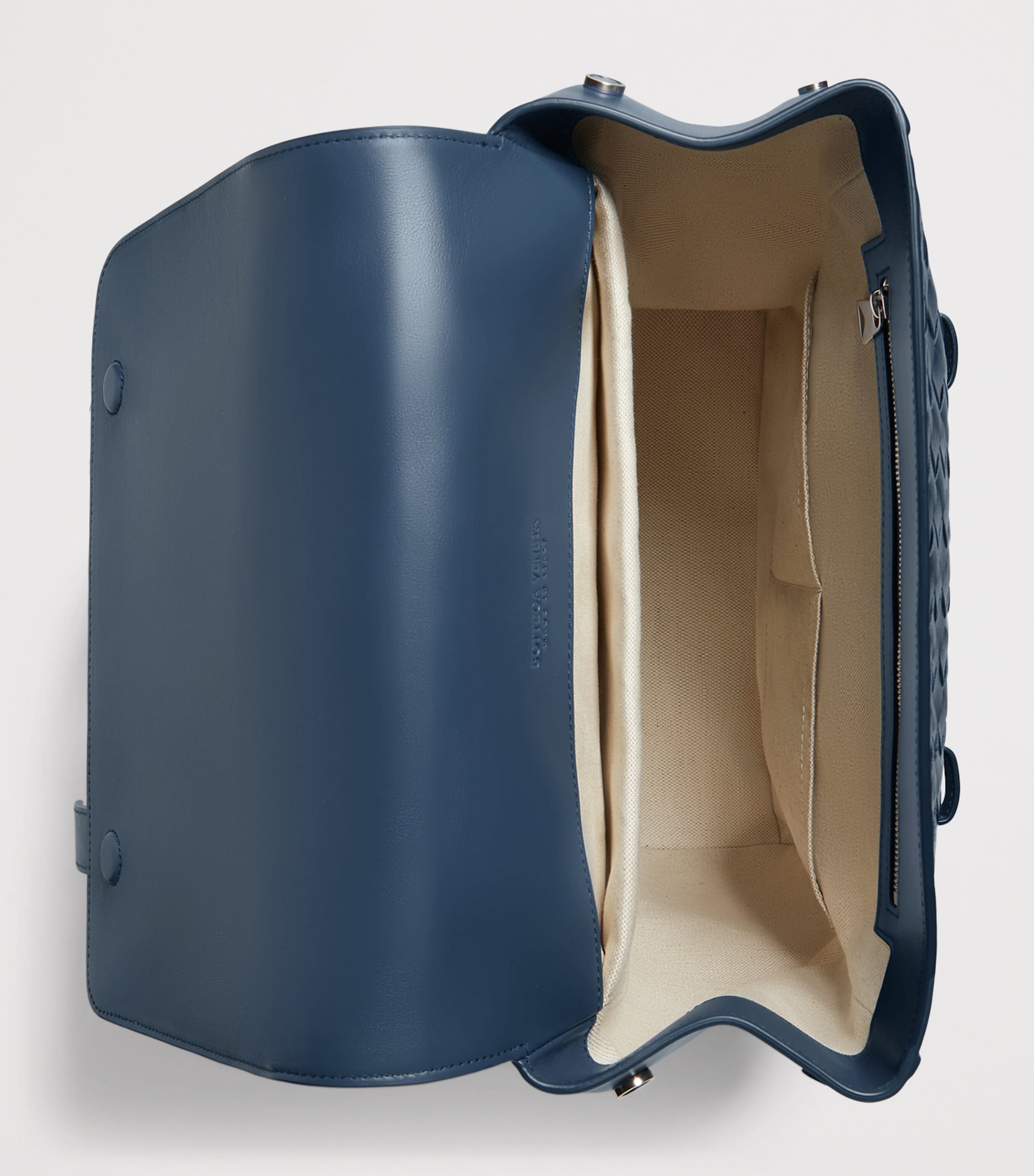 Bottega Veneta Leather Intrecciato Back-To-School Backpack Image 5
