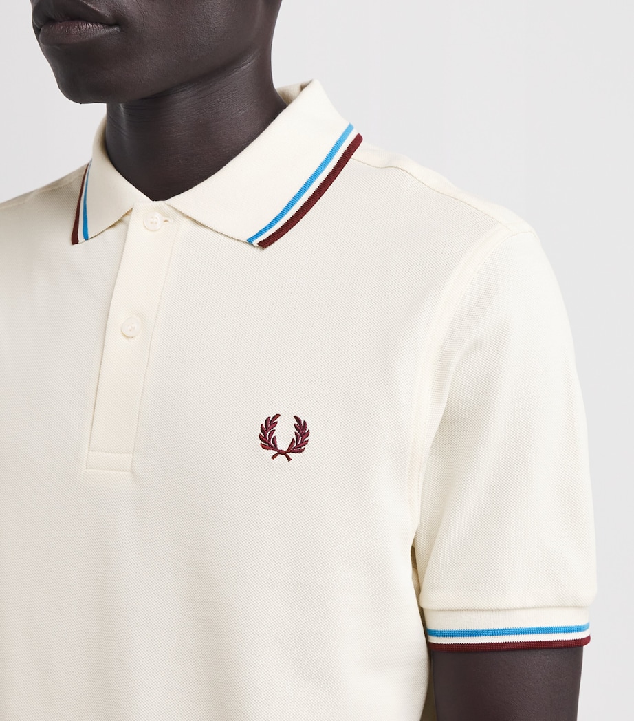 Twin Tipped Polo Shirt Z46-ECR/CRTBLU/OXBLO Image 6