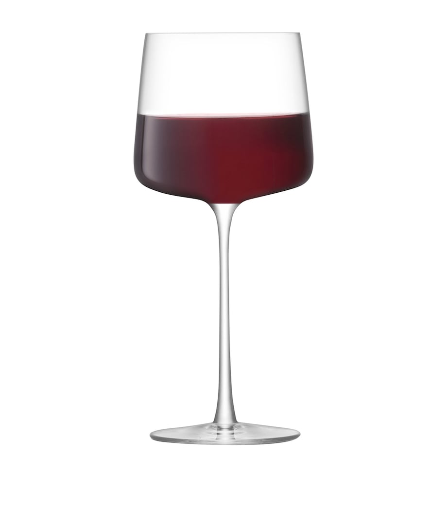 Set of 4 Metropolitan Red Wine Glasses (400ml) CLEAR Image 4
