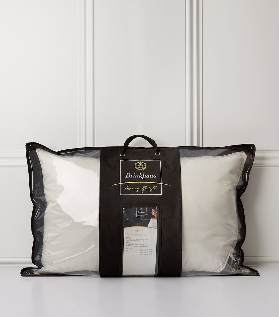 Arctic Duck Down Pillow (50cm x 75cm) IVORY Image 1