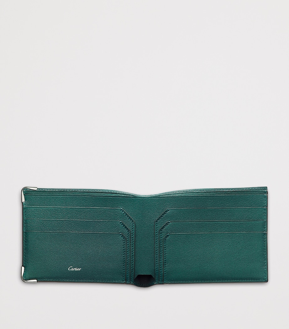 Leather Must de Cartier Card Holder GREEN Image 3