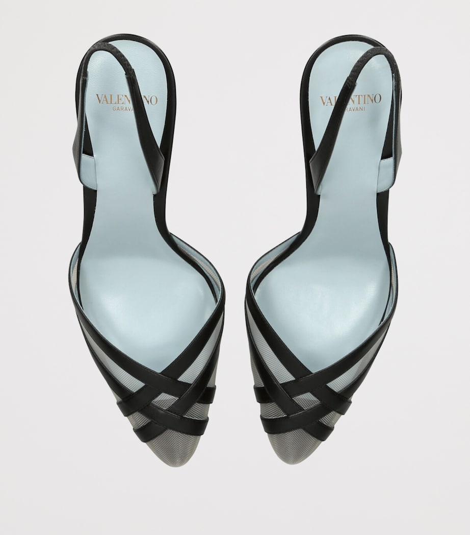 Leather ImpuDance Slingback Pumps 90 BLACK/COMB Image 4