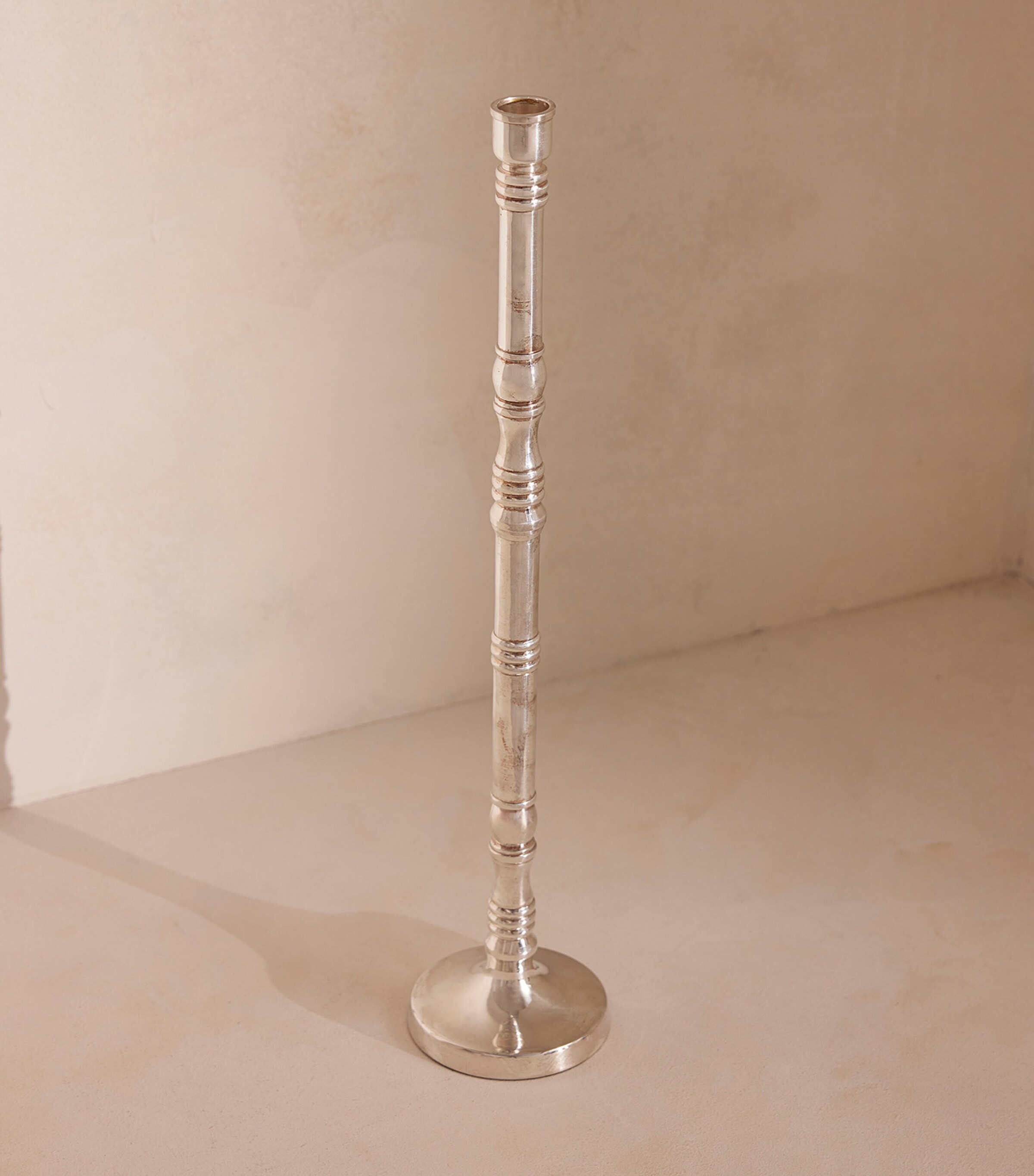 Large Silver-Plated Stiden Candlestick (44cm) NO COLOUR Image 3