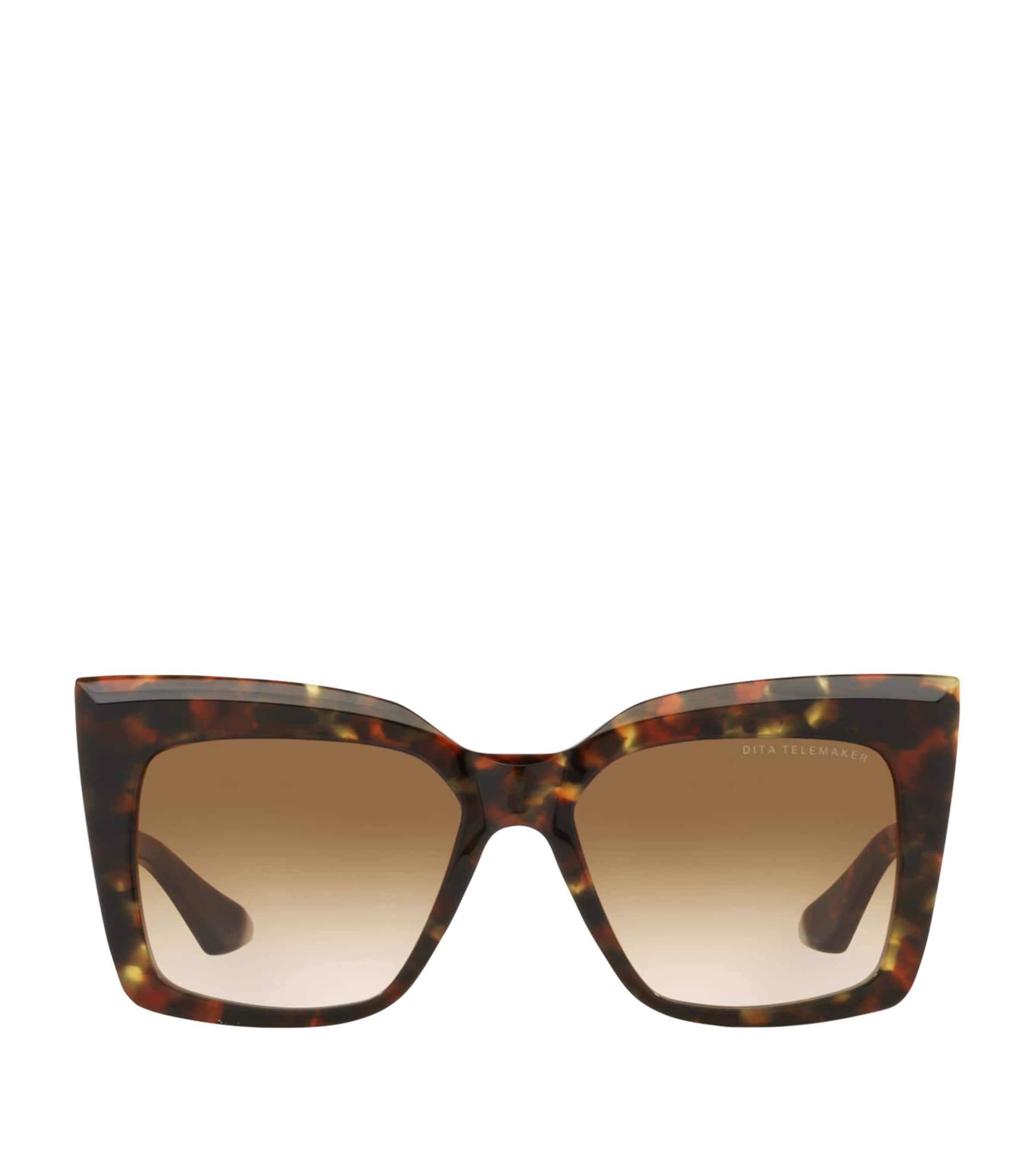 DITA Telemaker Cat Eye Sunglasses Brown Image 1