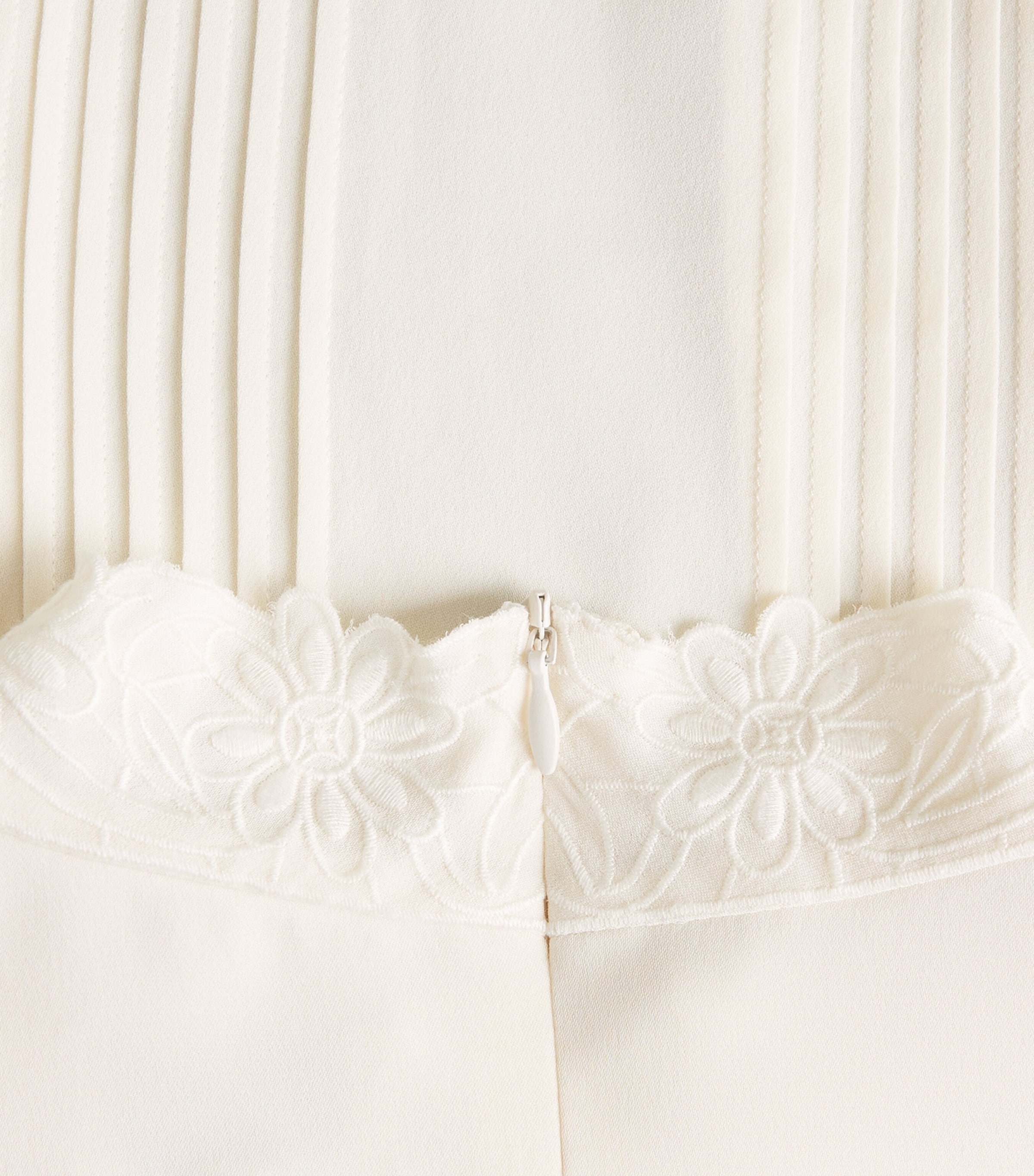 Silk Lace Blouse CREAM Image 5