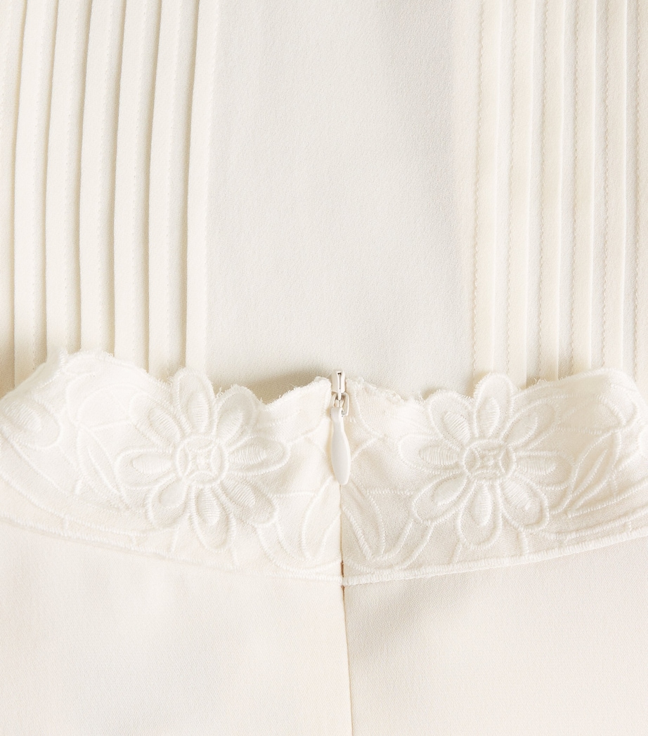 Silk Lace Blouse CREAM Image 5