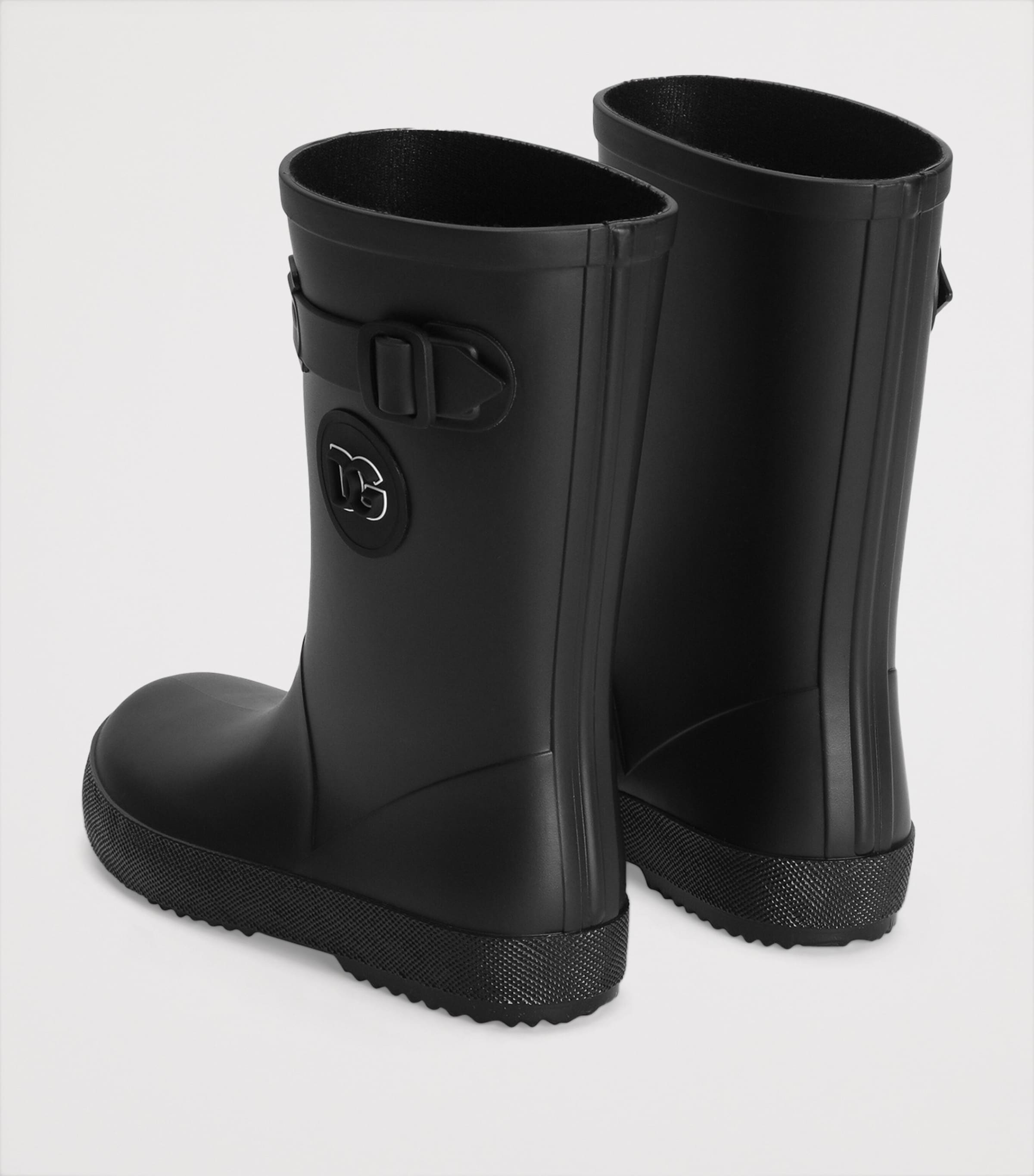 Logo-Patch Wellington Boots 80999-BLACK Image 3