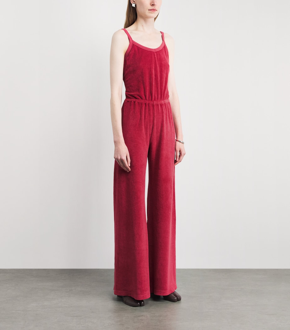 Suzie Kondi Womens Terry Elma Jumpsuit Framboise Image 4