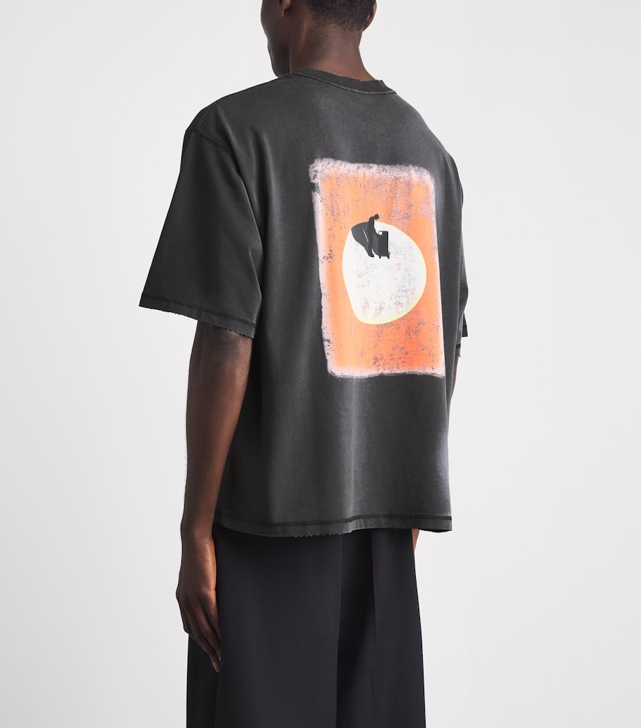 Won Hundred Mens Cotton Houston T-Shirt Asphalt Image 5
