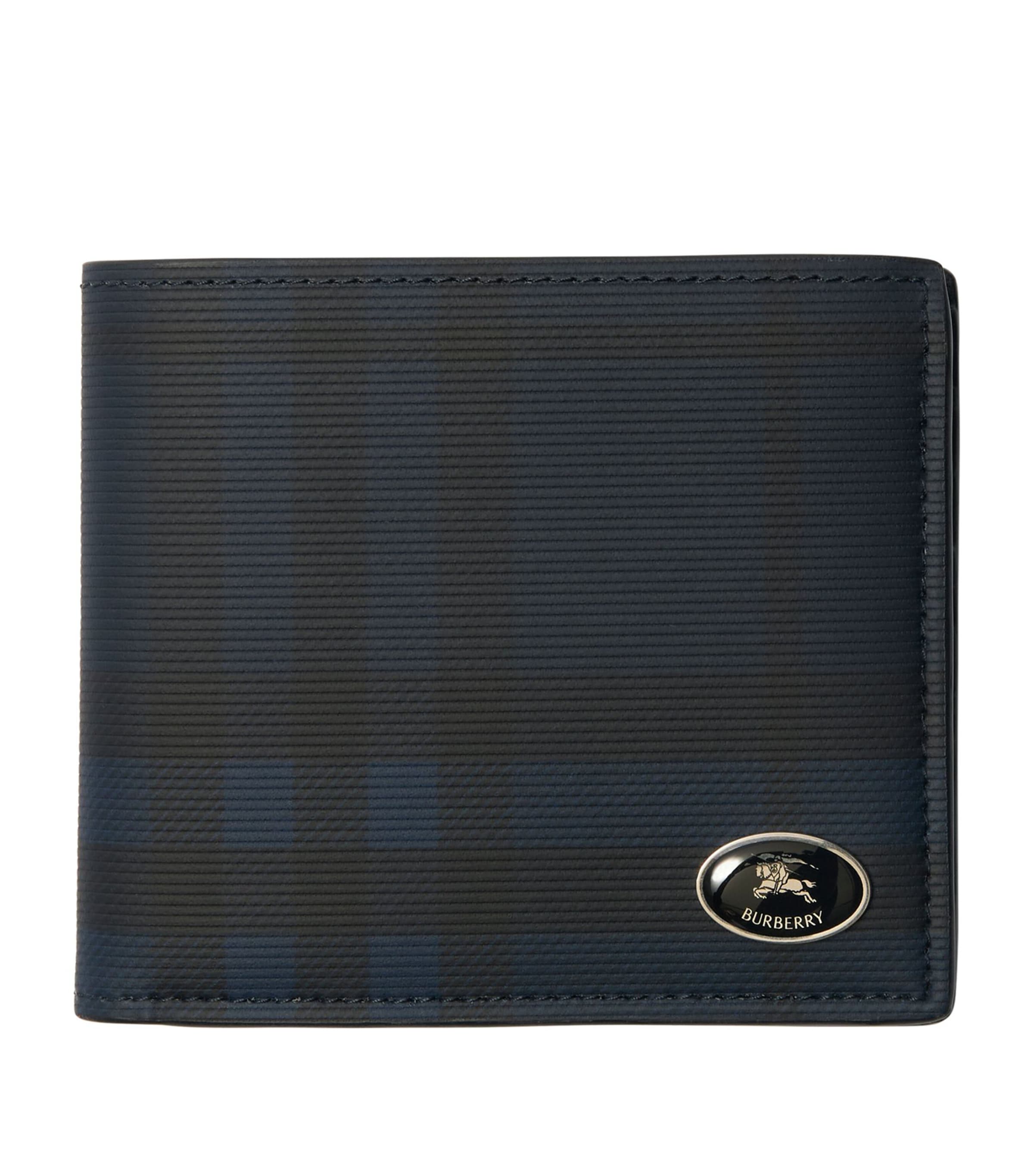 Check Bifold Wallet NAVY Image 1