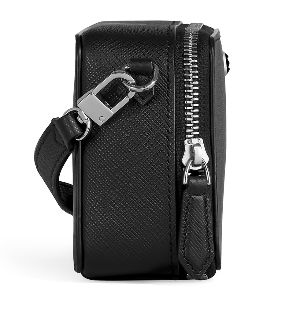 Leather Sartorial Travel Case BLACK Image 2