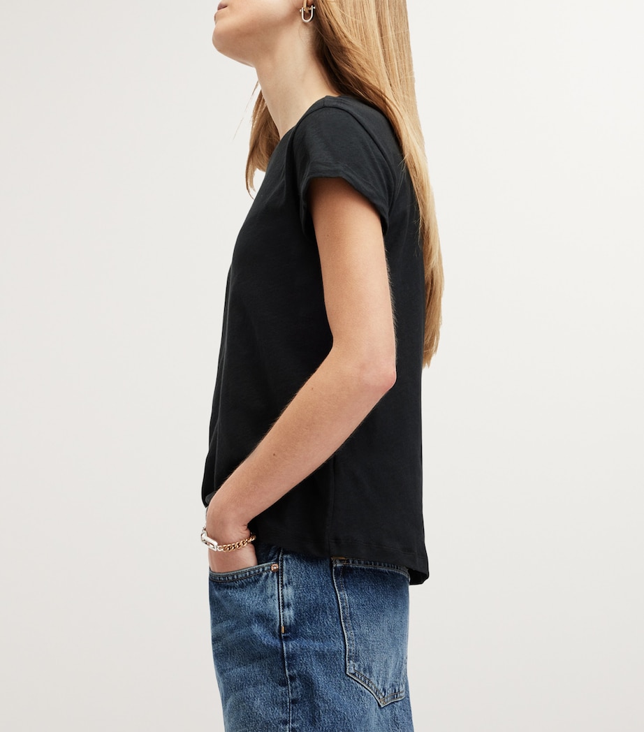 Organic Cotton Anna T-Shirt BLACK Image 5