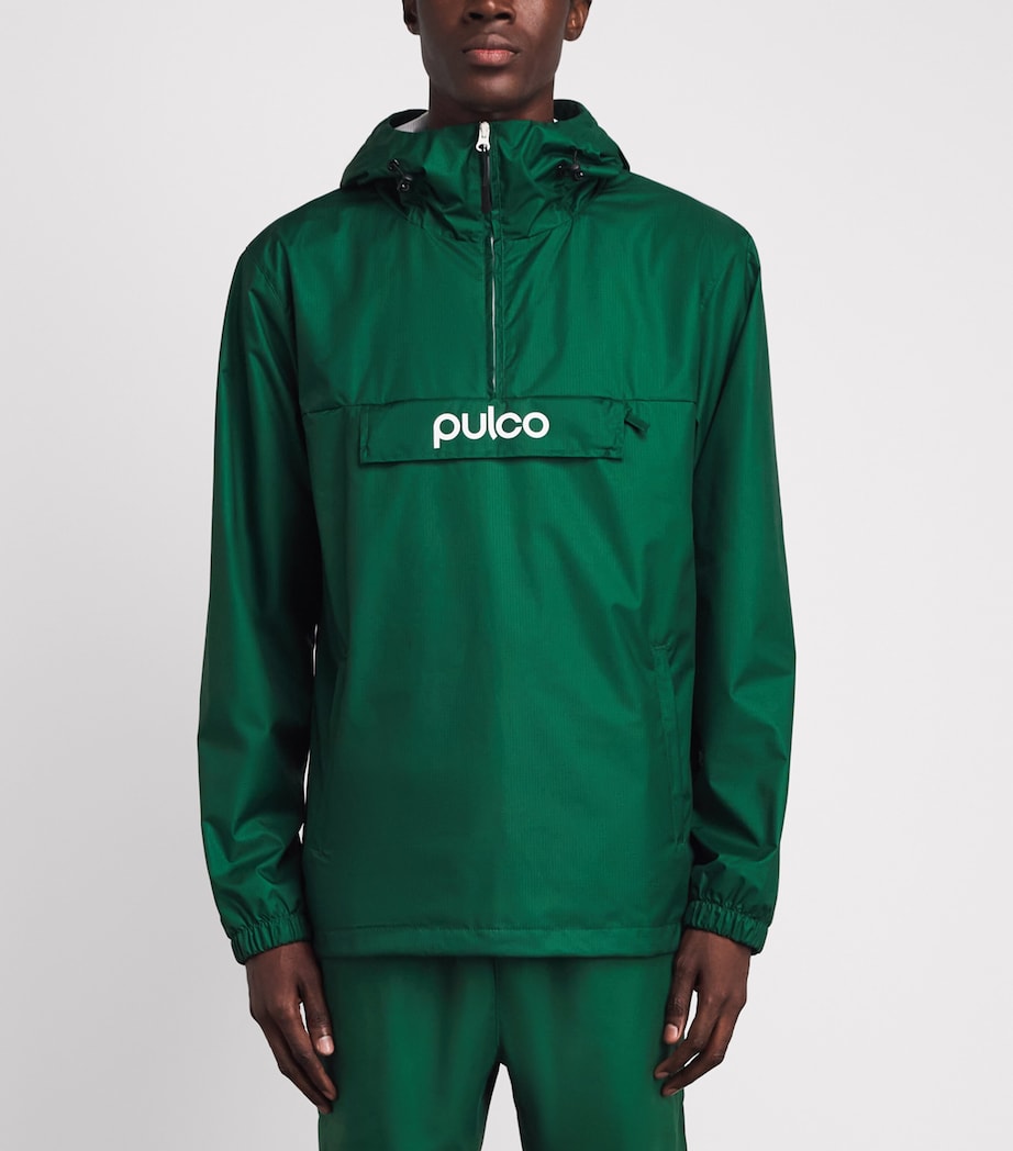 Pulco Studios Mens Water-Resistant Coaches Jacket Court Green Image 4