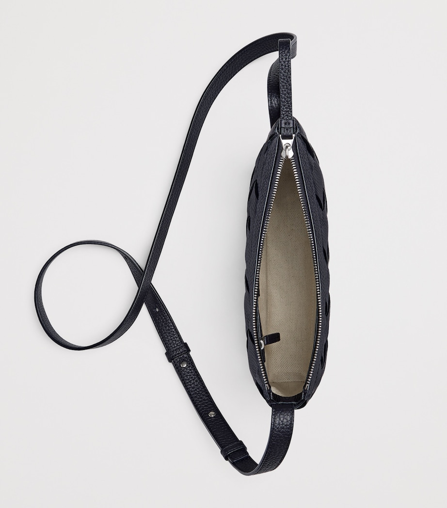 Leather Diago Cross-Body Bag 4182 Image 4