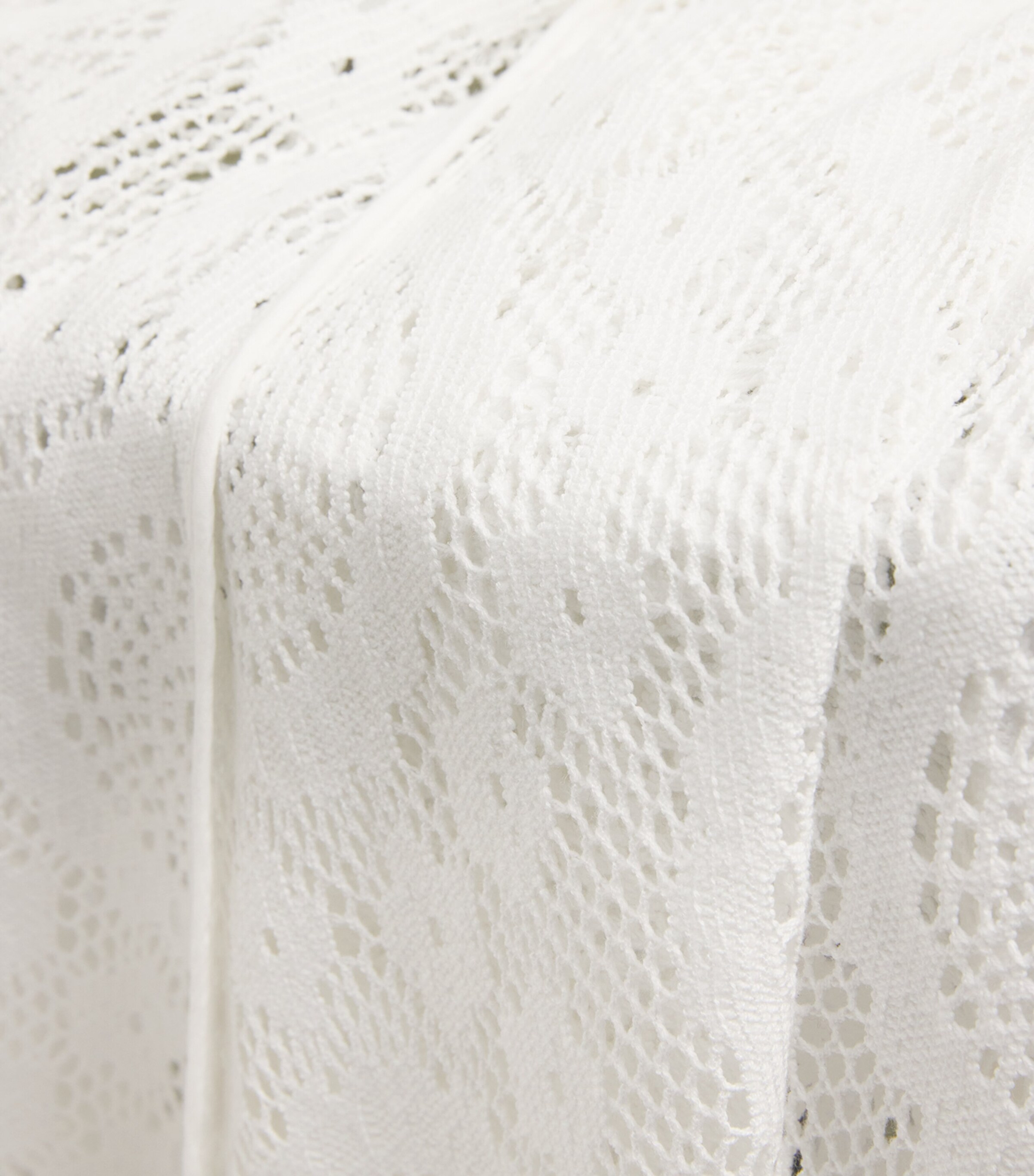 Crochet Hawthorne Midi Dress WHITE Image 6