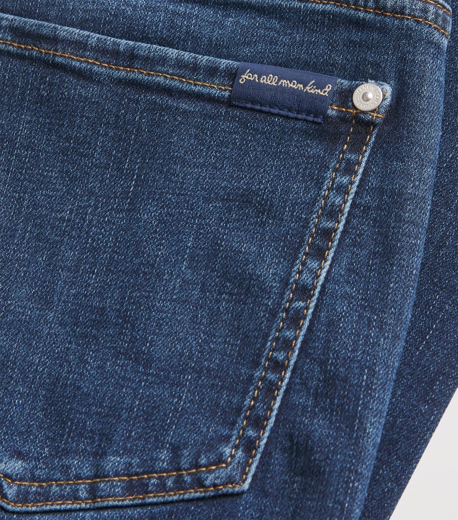 Dojo Tailorless Flared Jeans DARK BLUE Image 5