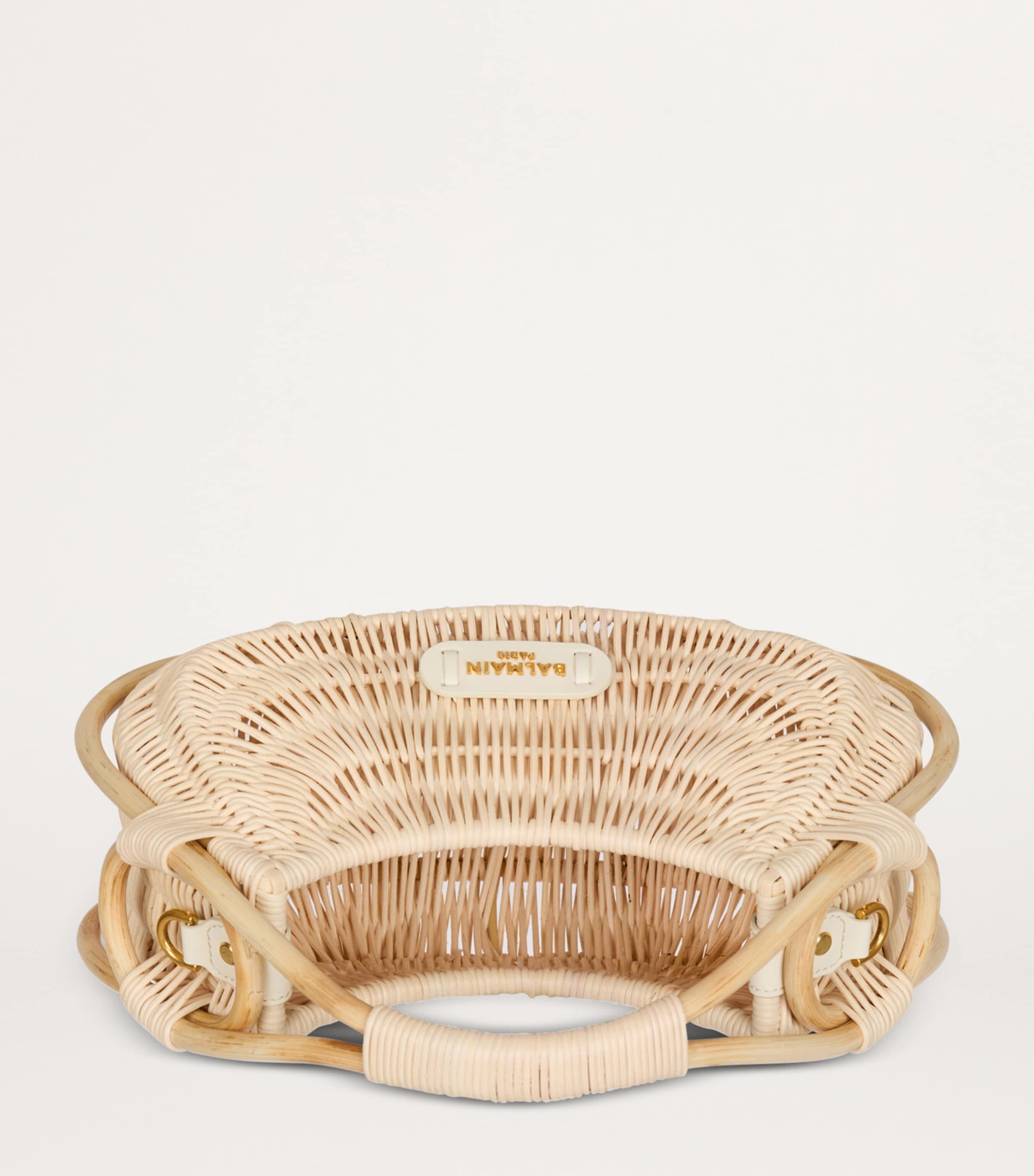 Medium Wicker Jolie Madame Top-Handle Bag 0AT BEIGE ROS Image 4