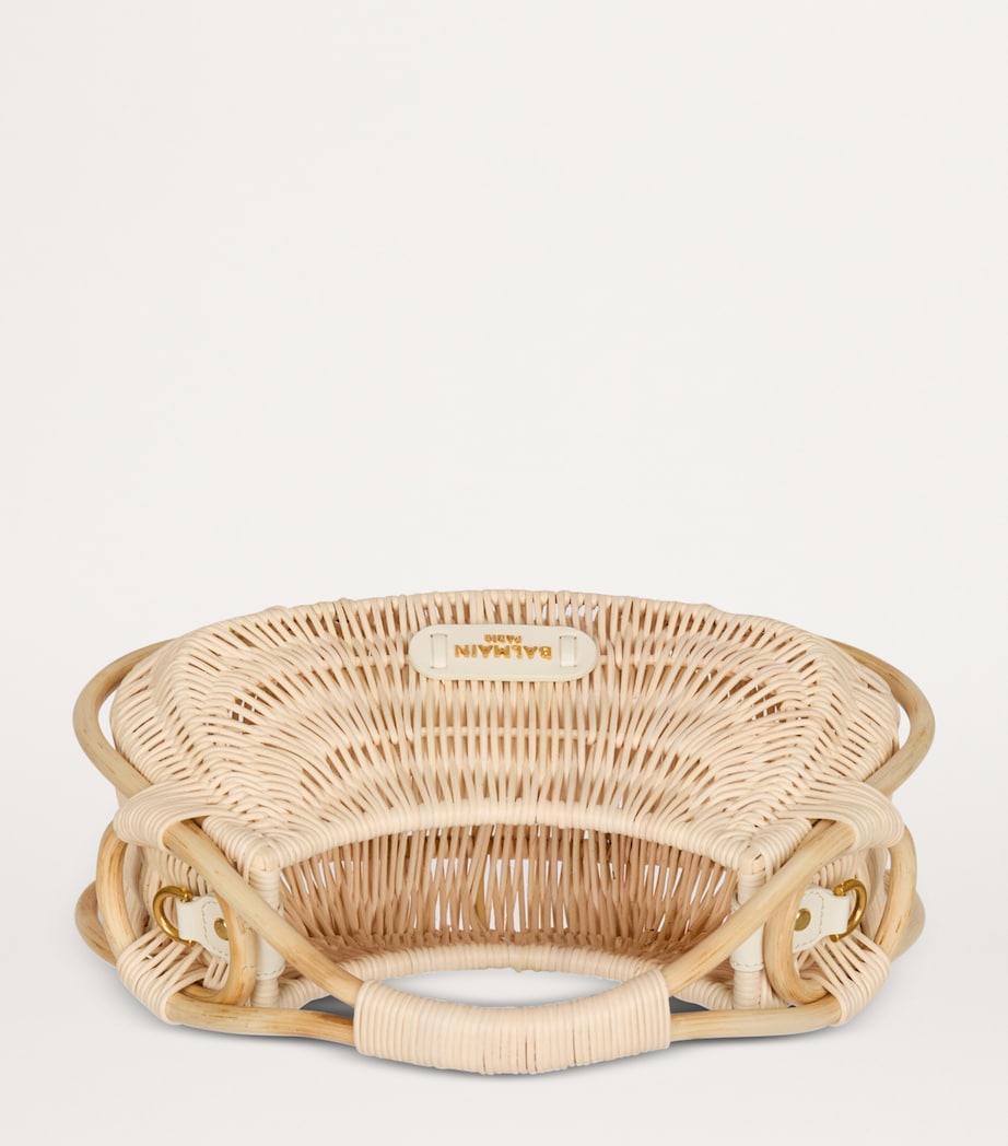 Medium Wicker Jolie Madame Top-Handle Bag 0AT BEIGE ROS Image 4