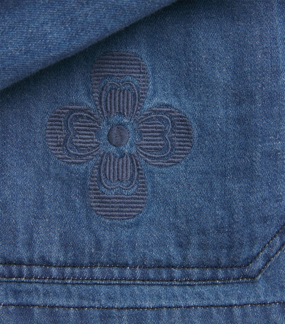 Cotton-Hemp Chore Denim Jacket DENIM Image 5