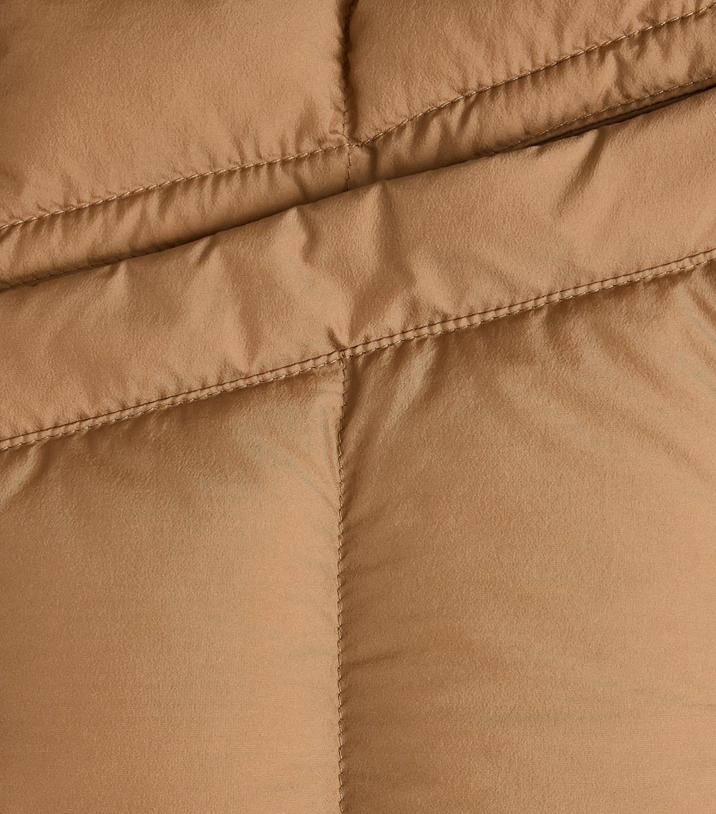 Herno Mens Down Quilted Gilet Cammello Image 6
