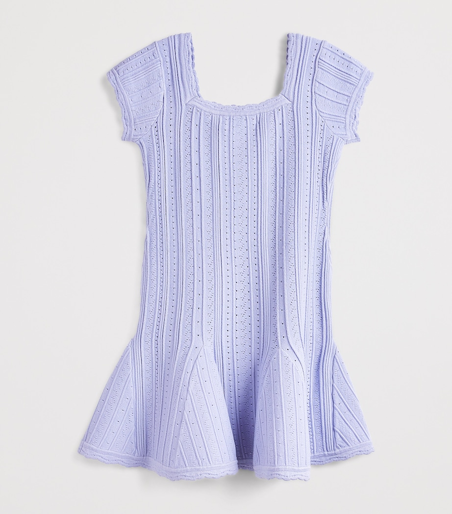 LoveShackFancy Pointelle Daffron Dress (7-14 Years) Moowamoonwash Image 2