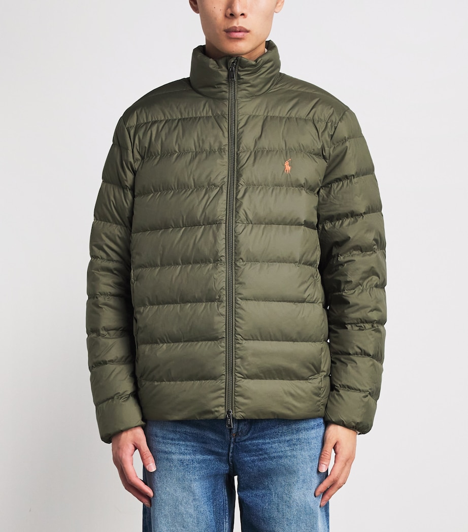 Polo Ralph Lauren Mens Down Packable Colden Jacket Cruise Olive Image 4