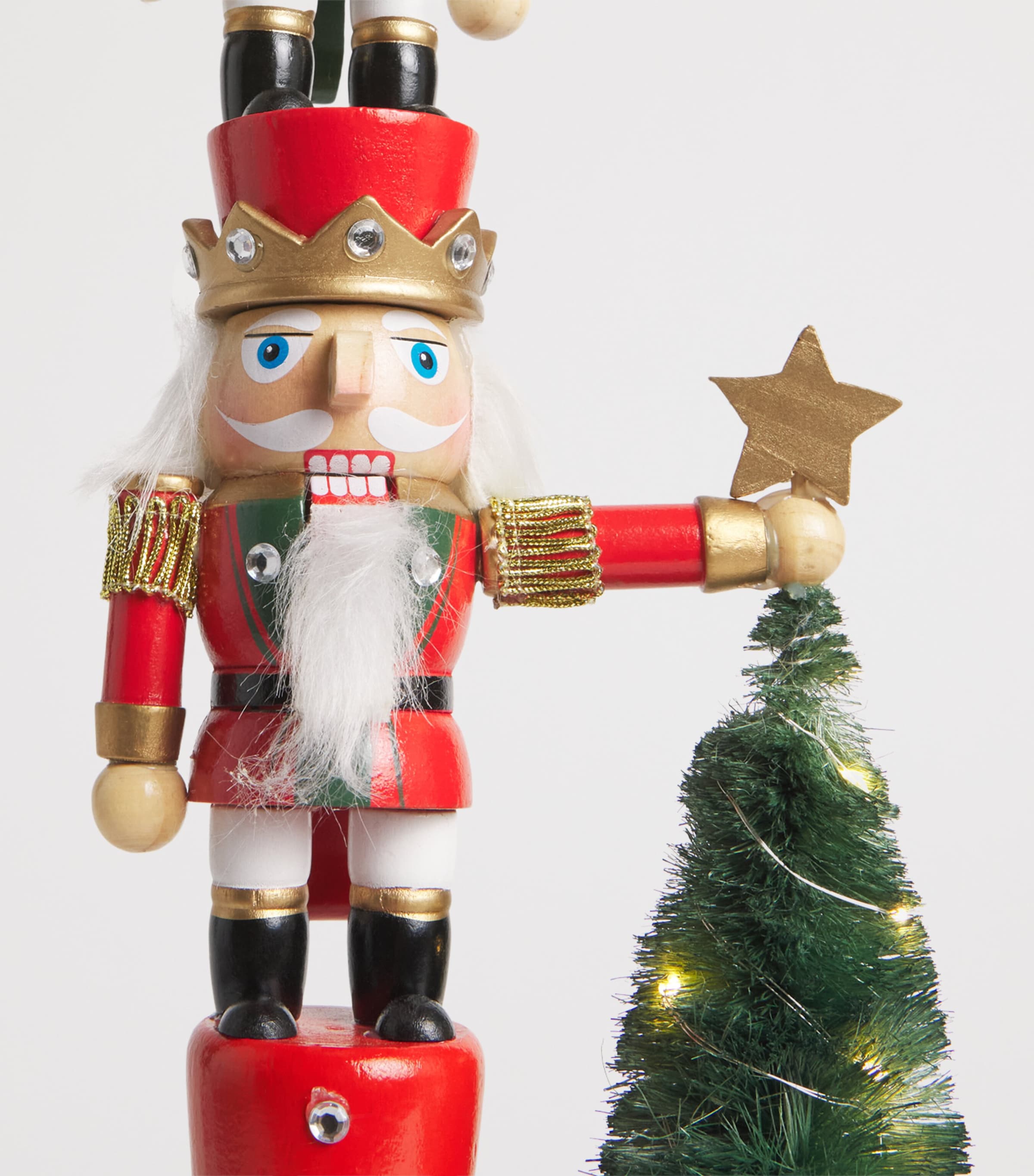 Kurt.S.Adler Nutcracker Tree Light-Up Ornament Image 2