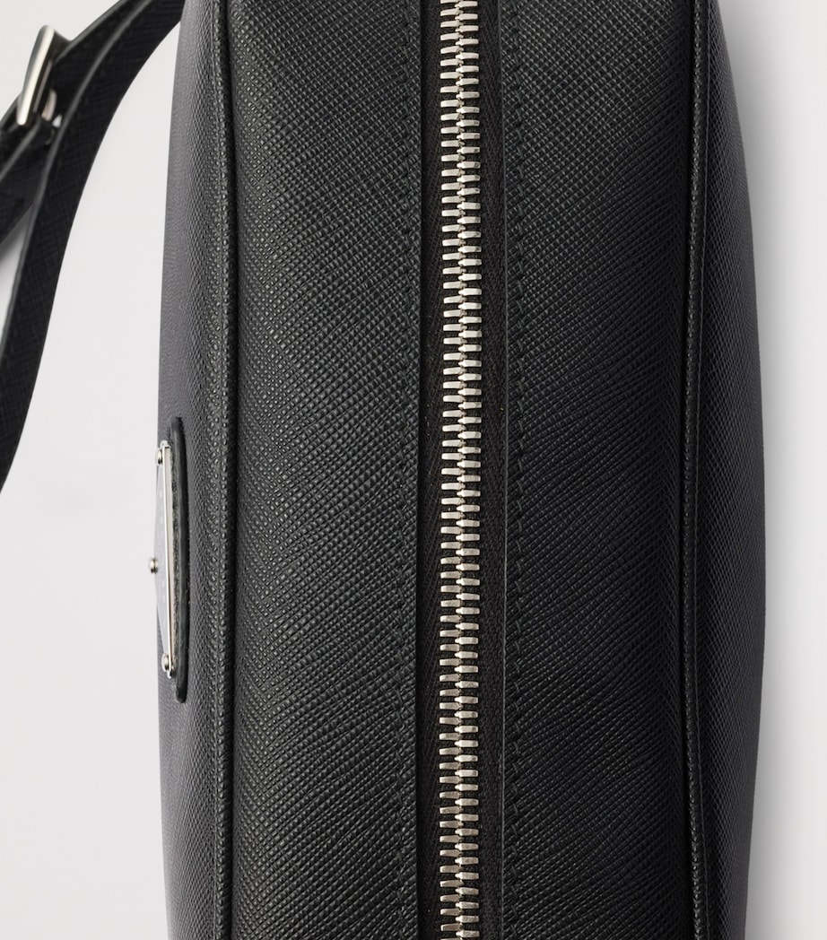 Saffiano Leather Triangle Pouch F0002 Image 5