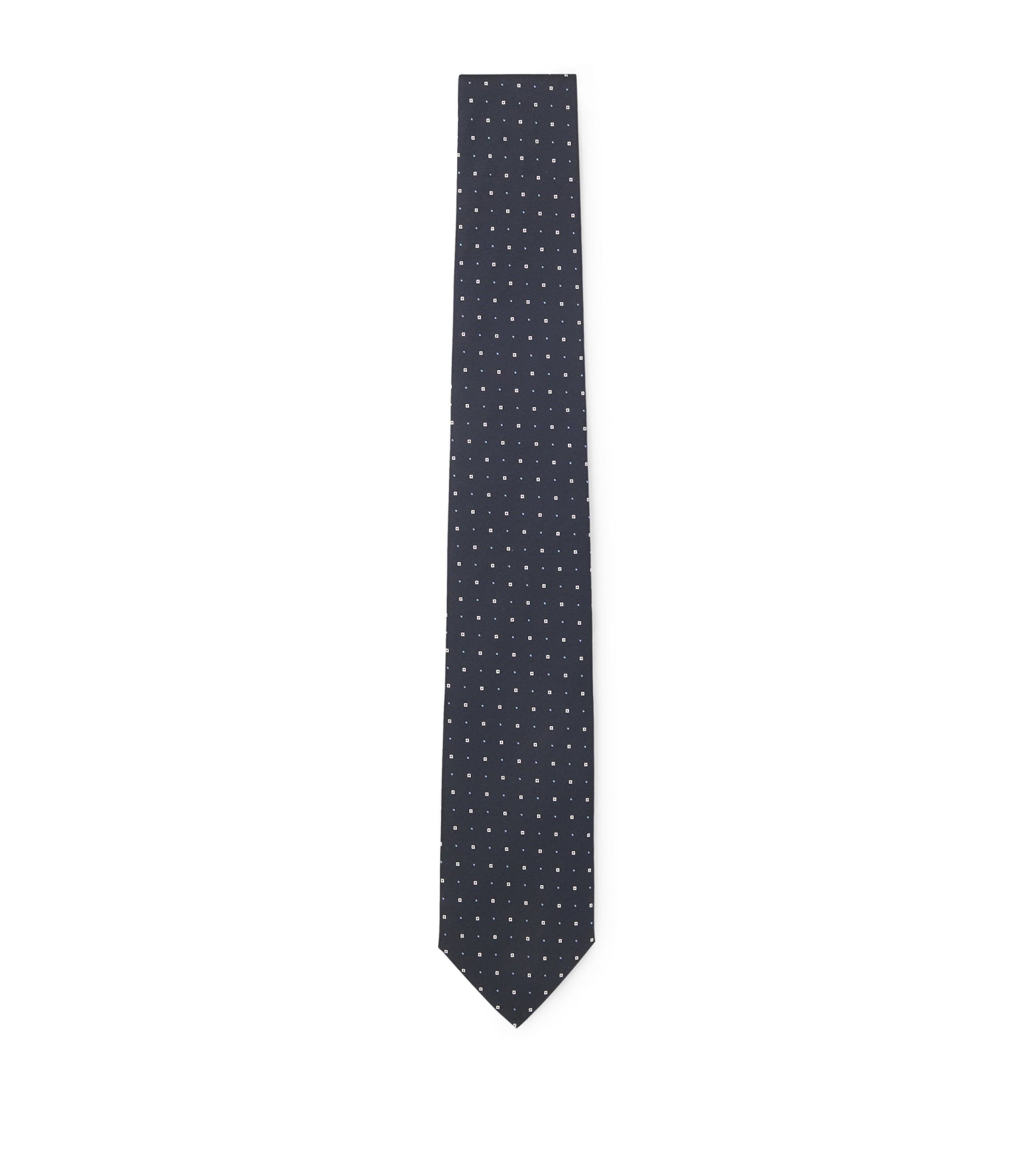 Hugo Boss Silk-blend Jacquard Tie In Blue