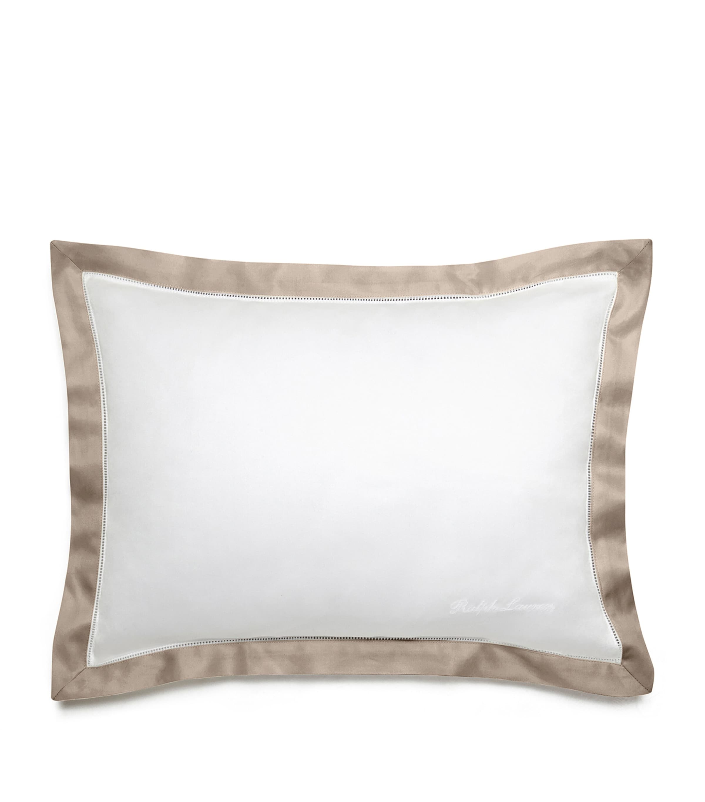 Shop Ralph Lauren Langdon Cushion Cover In Brown