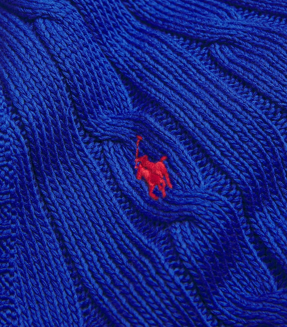 Cable-Knit Kimberley Sweater BLUE Image 5