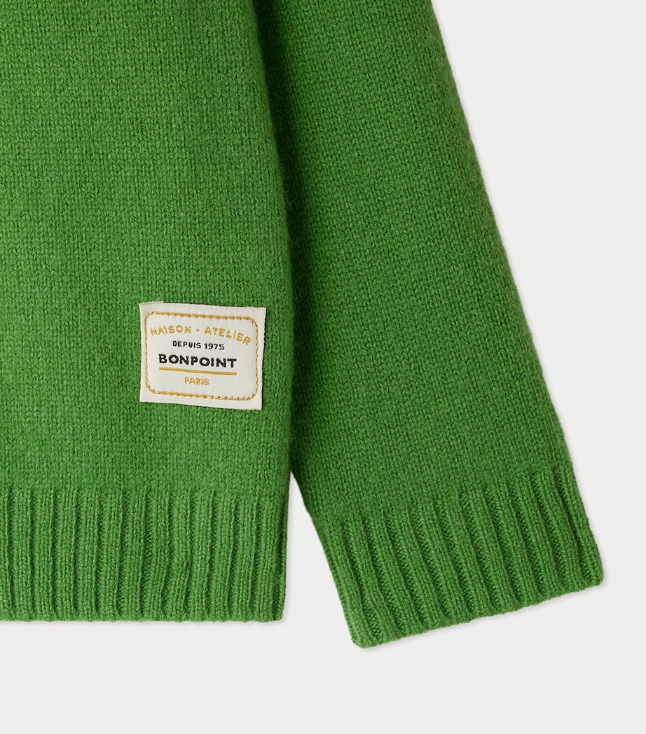 Wool Jason Sweater (10-14 Years) VERT Image 3