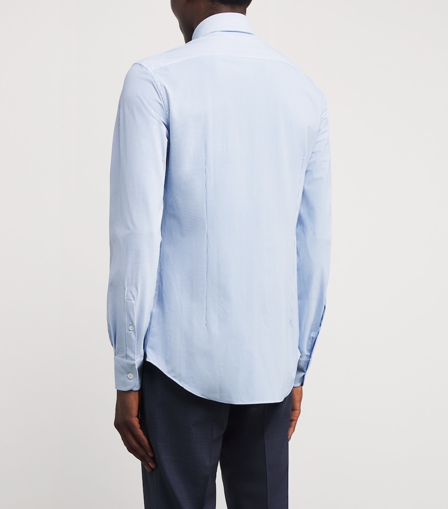 Stripe Formal Shirt 002 DARK BLUE Image 4